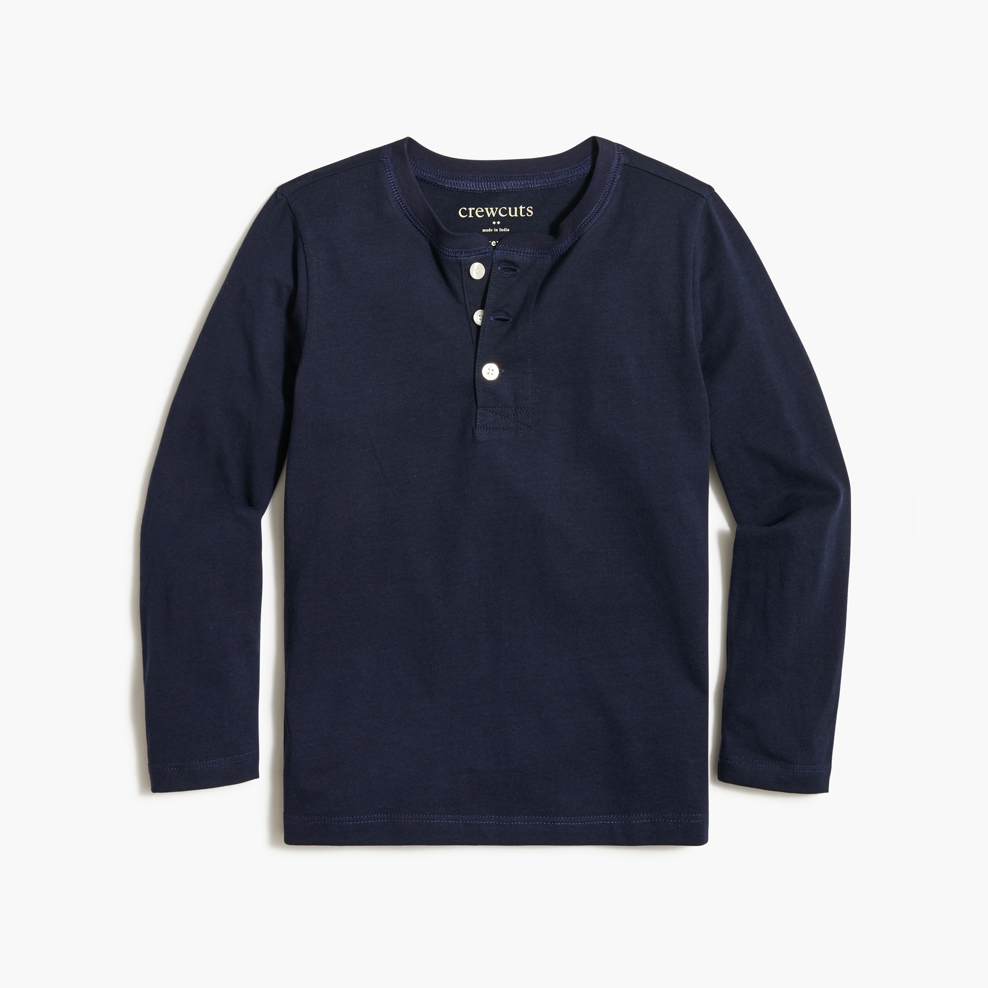 Boys' jersey henley