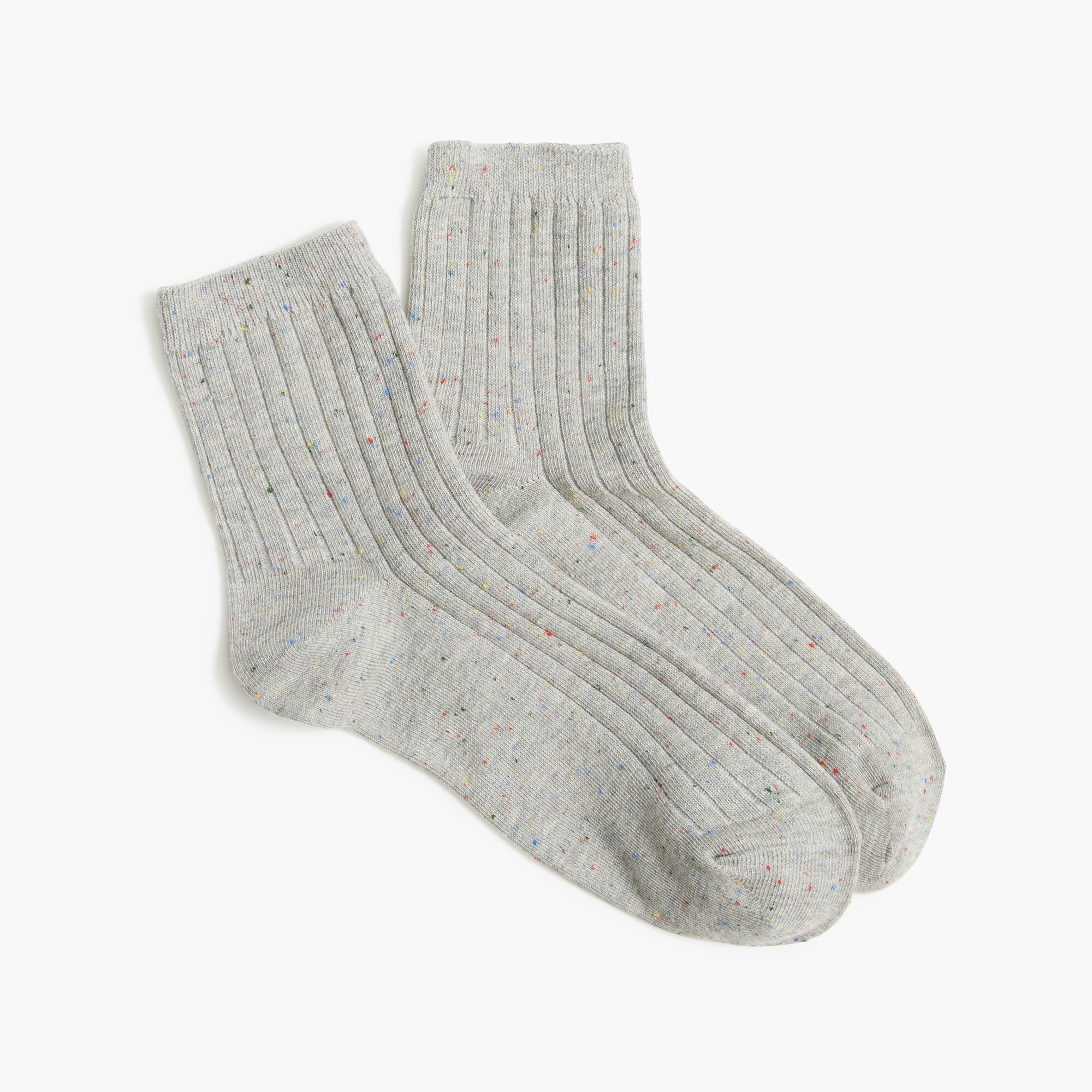 Flecked boot socks