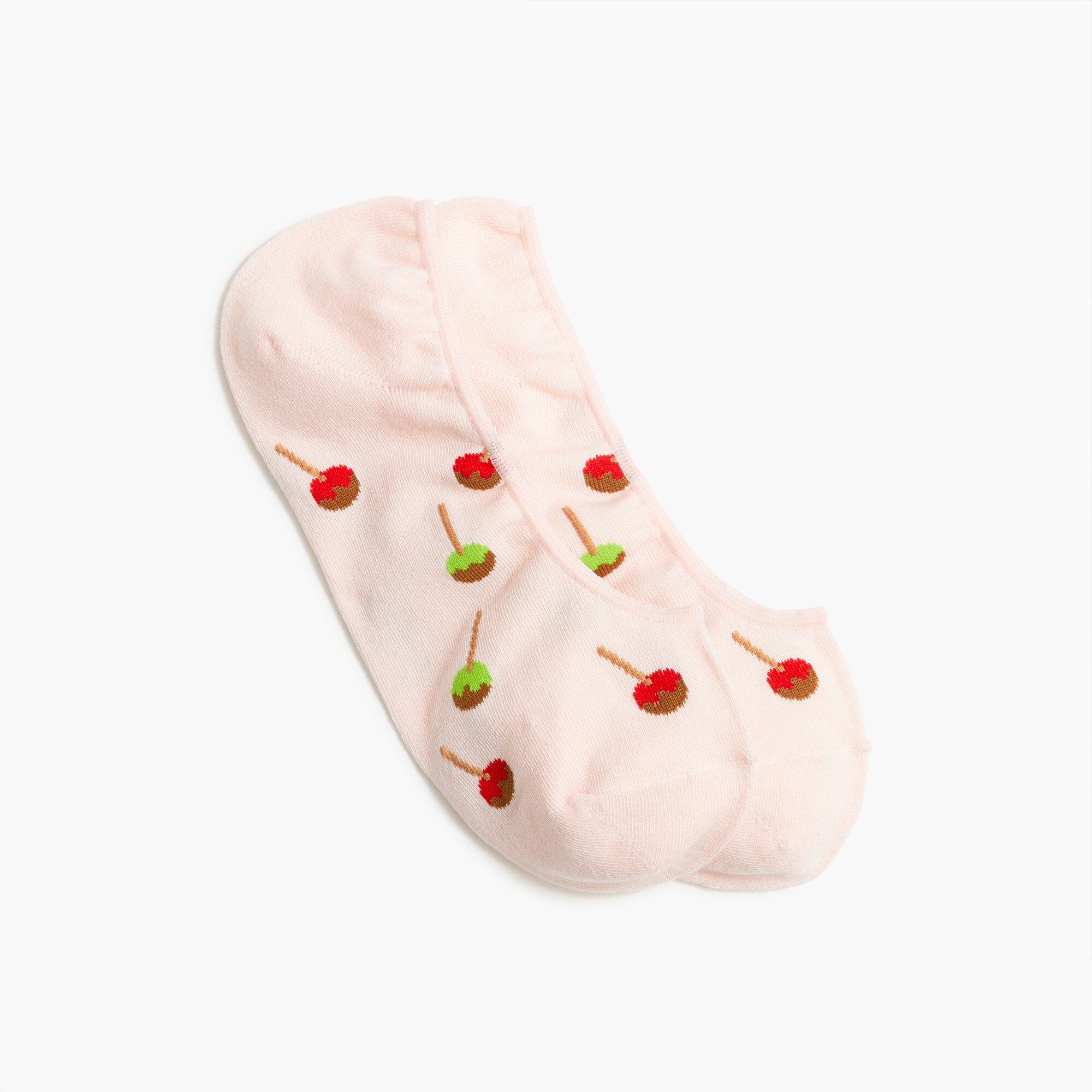 Caramel apples no-show socks