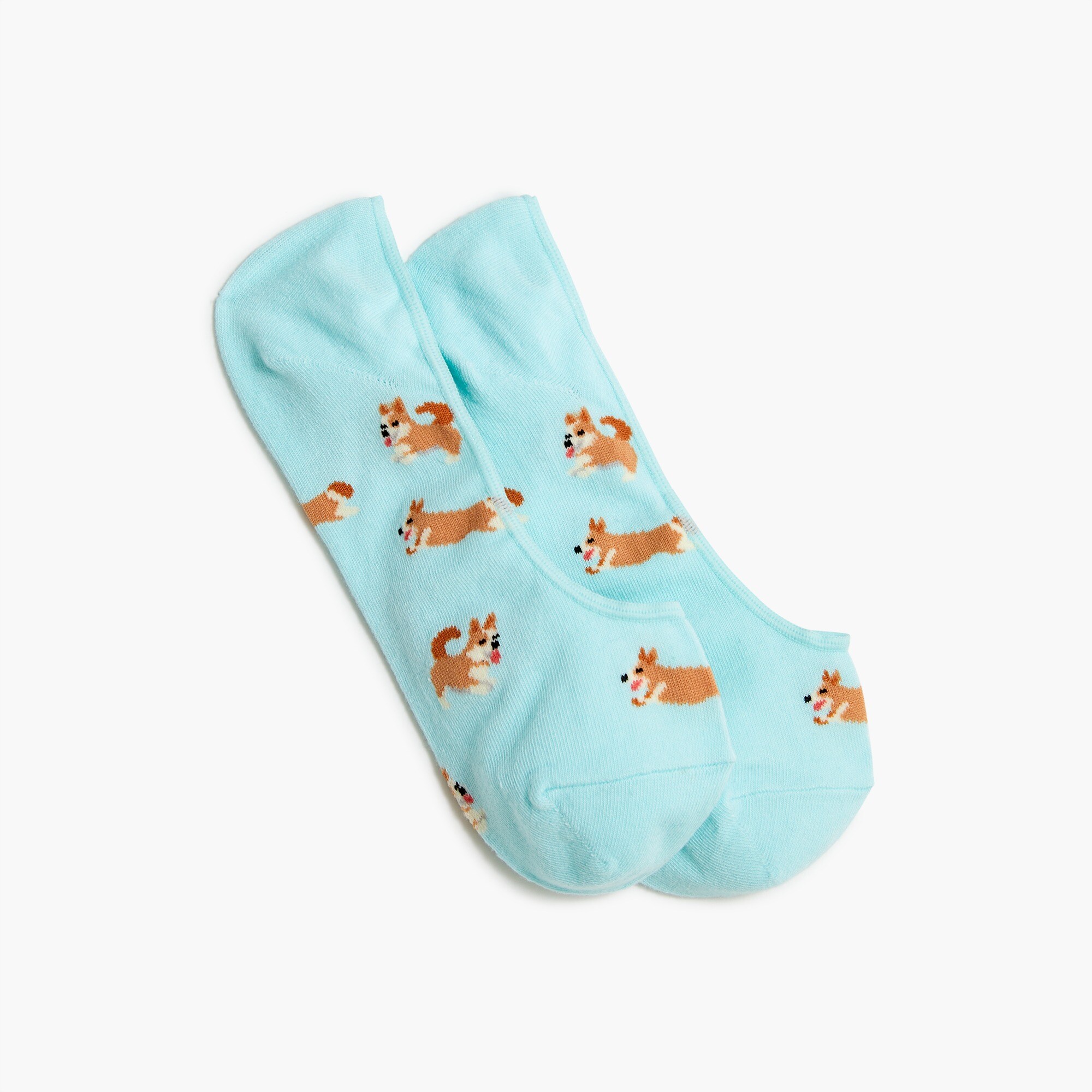 Corgi no-show socks