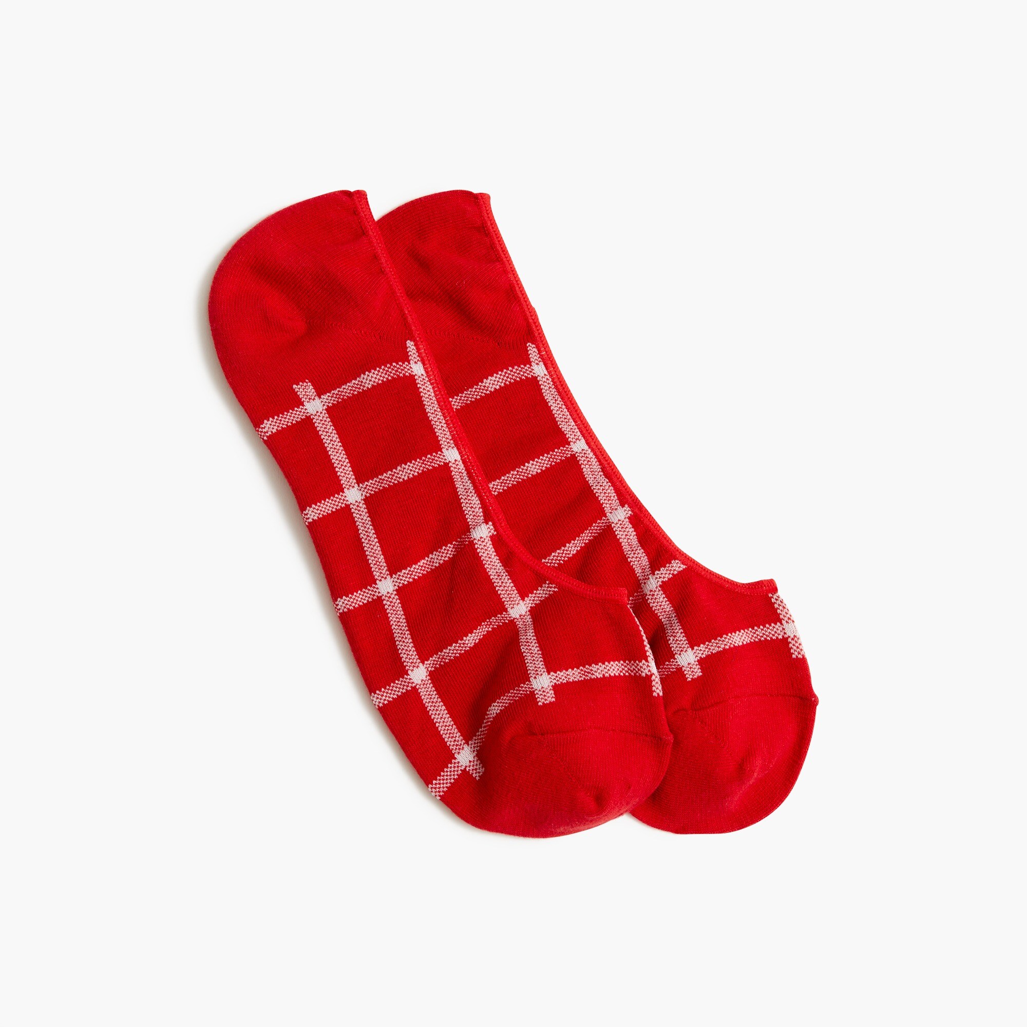 Windowpane no-show socks