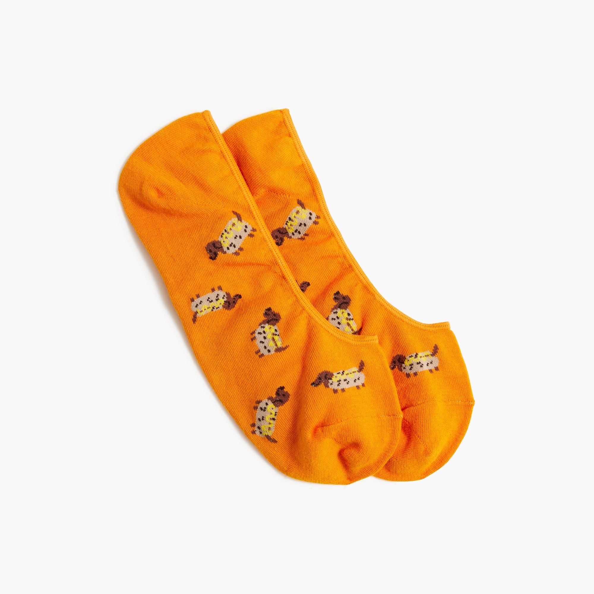 Hot dog no-show socks