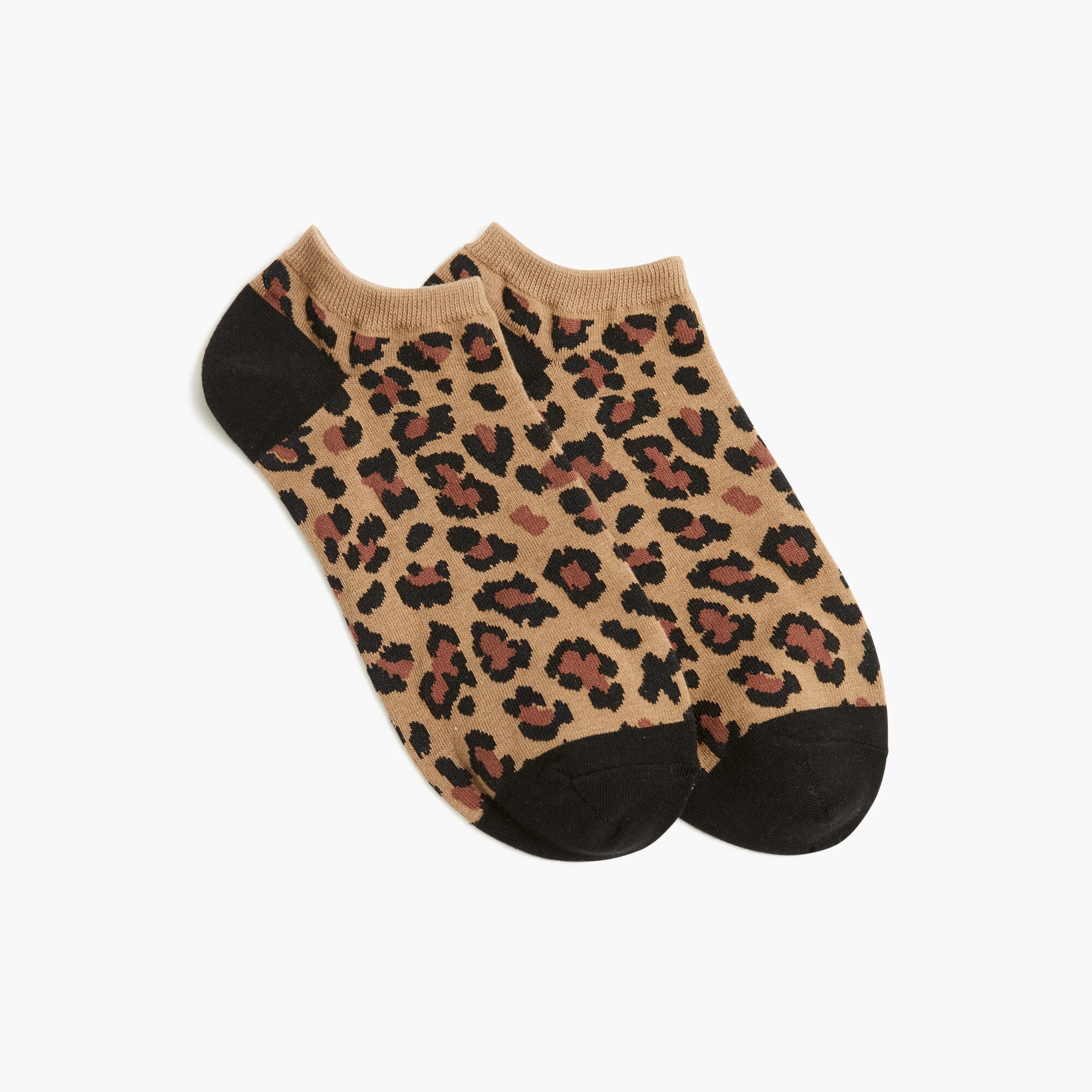 Lazy leopard ankle socks