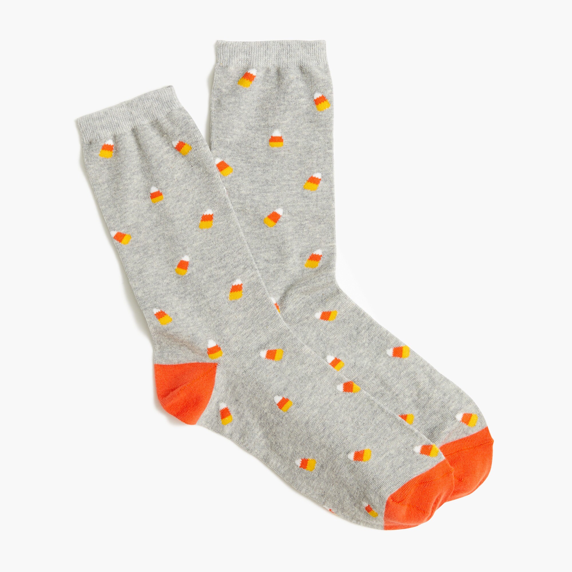 Candy corn trouser socks