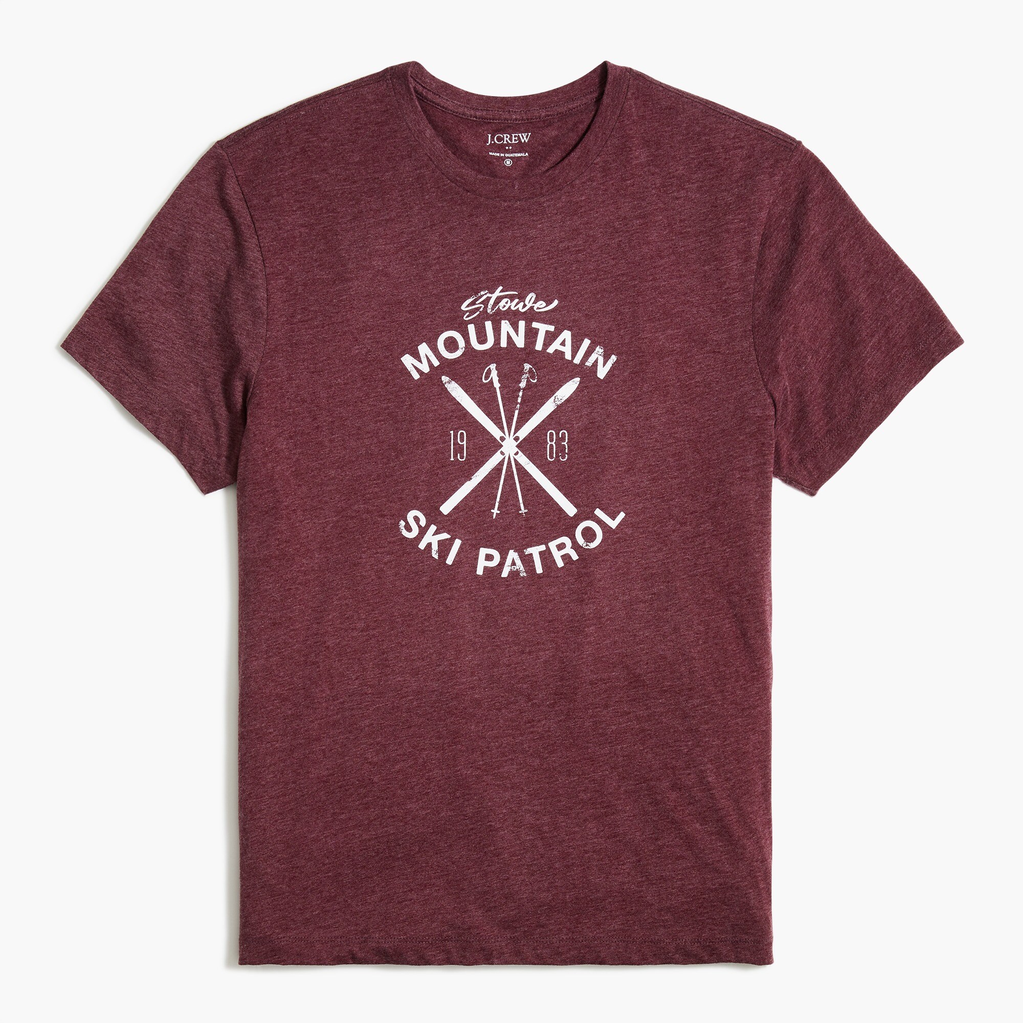 "ski patrol" graphic tee for men