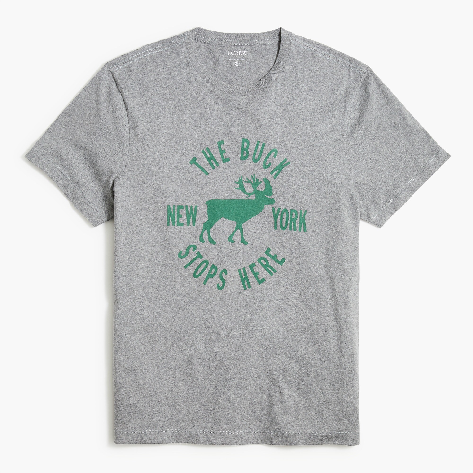 "The buck stops here" graphic tee