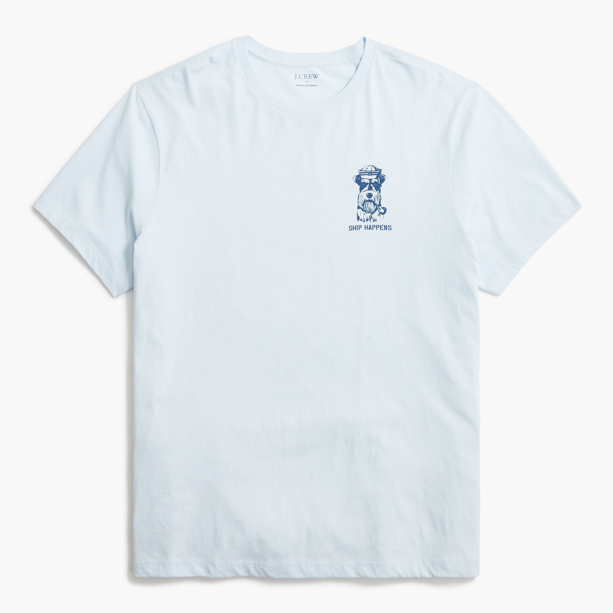 "Ship happens" dog graphic tee