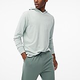 Long-sleeve cotton jersey hoodie