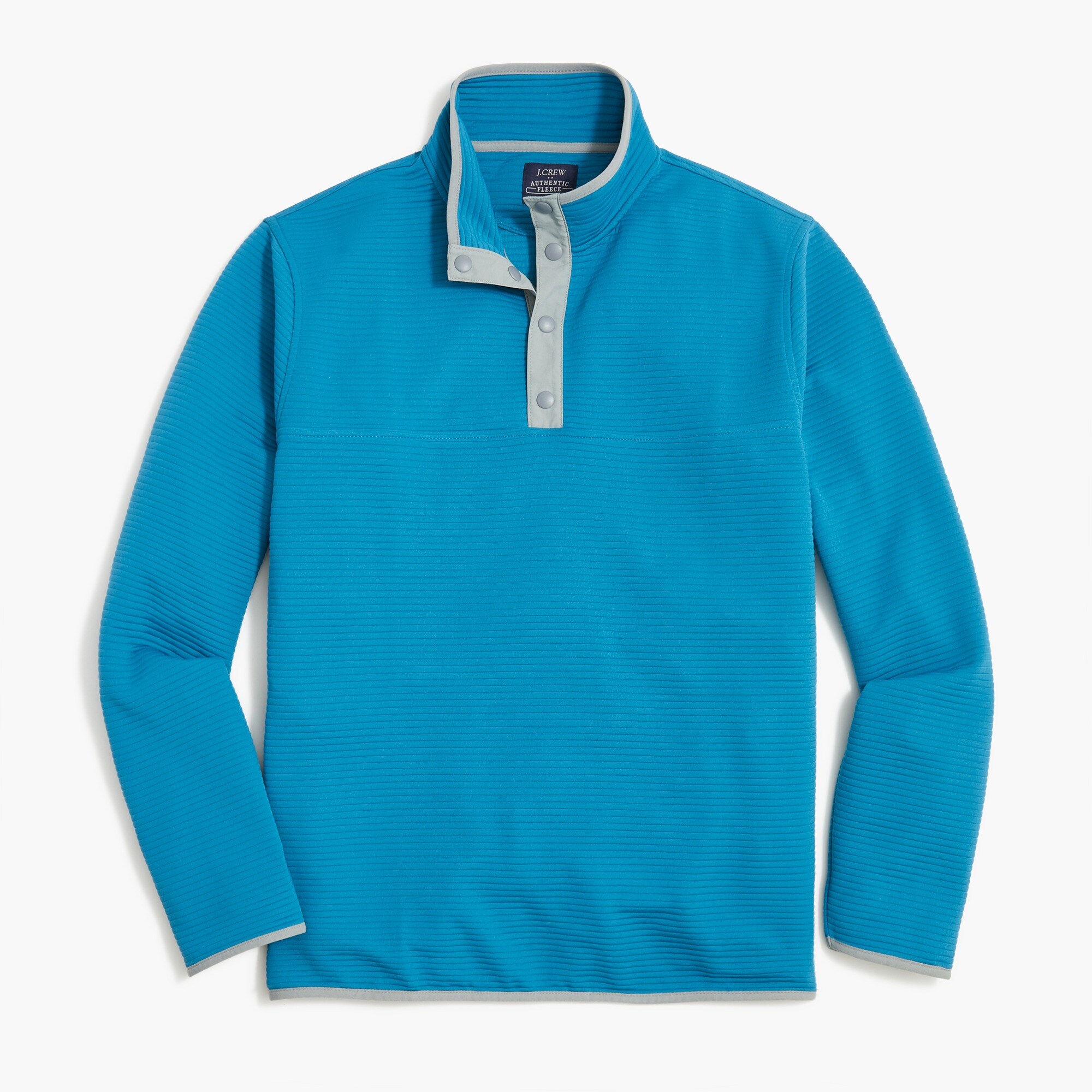 Quilted knit pullover