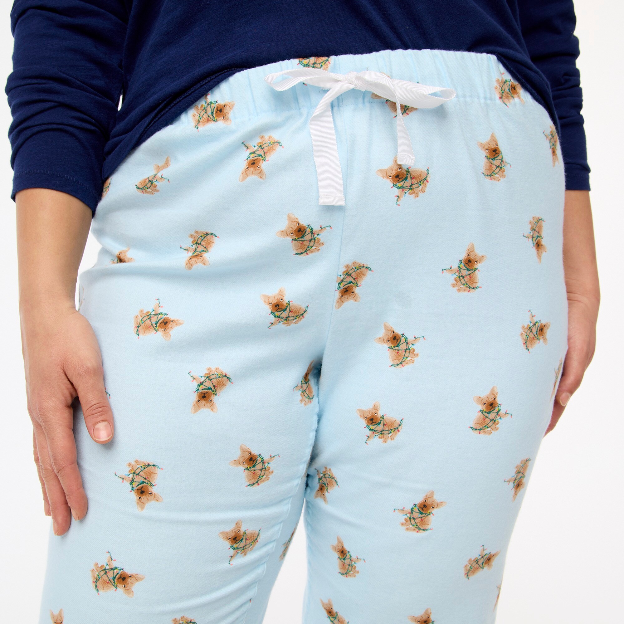 Printed flannel pajama pant