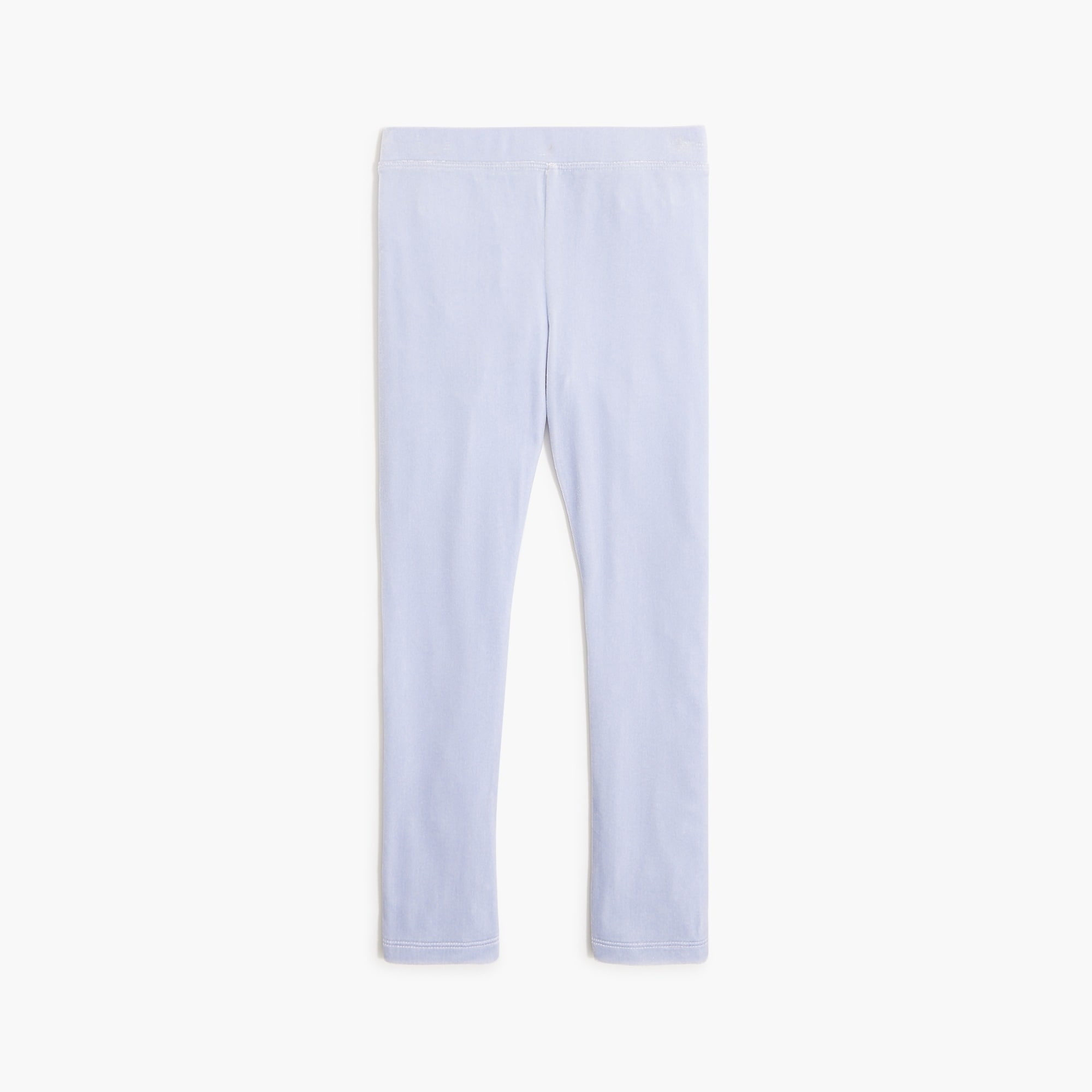 Girls' velvet leggings