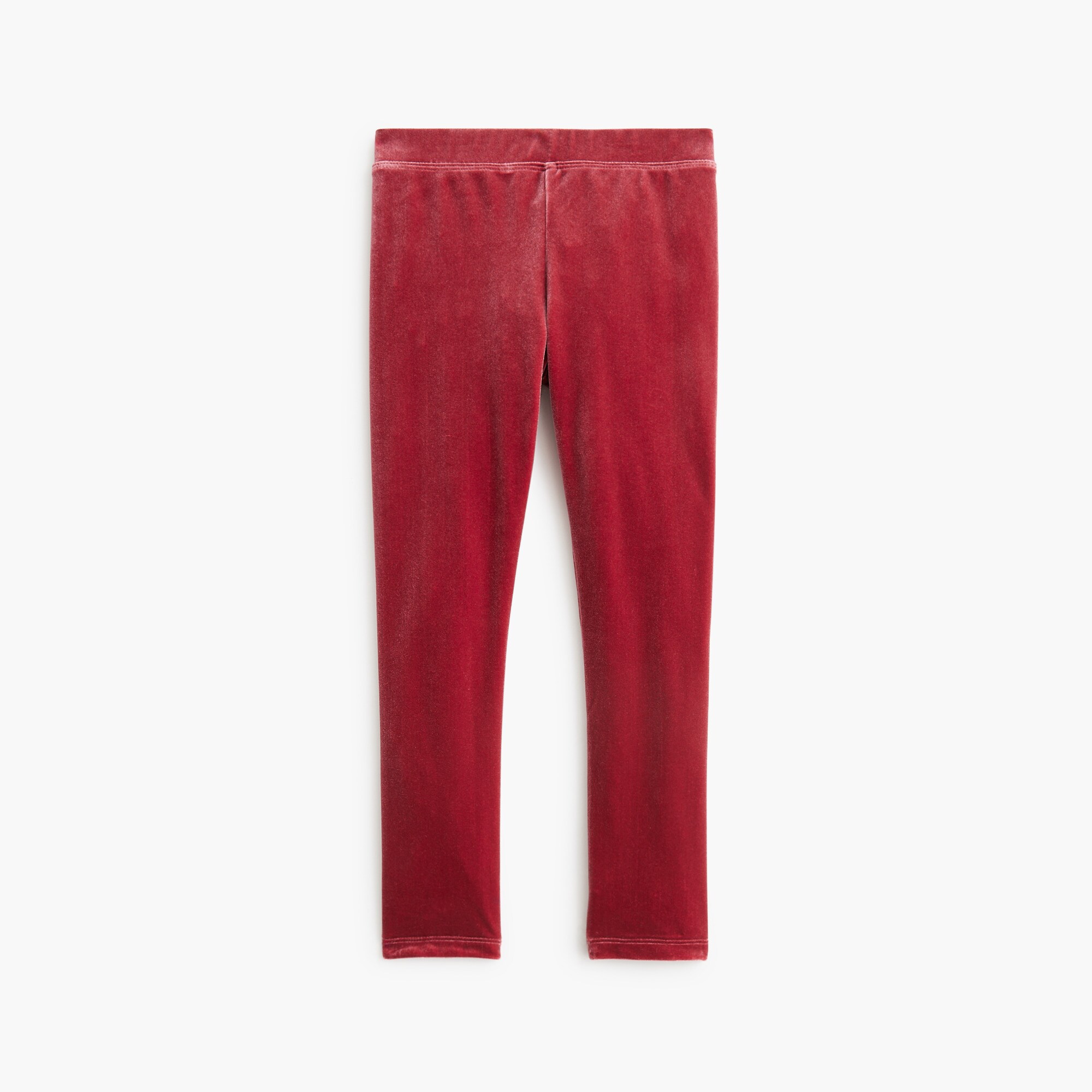  Girls' velvet leggings