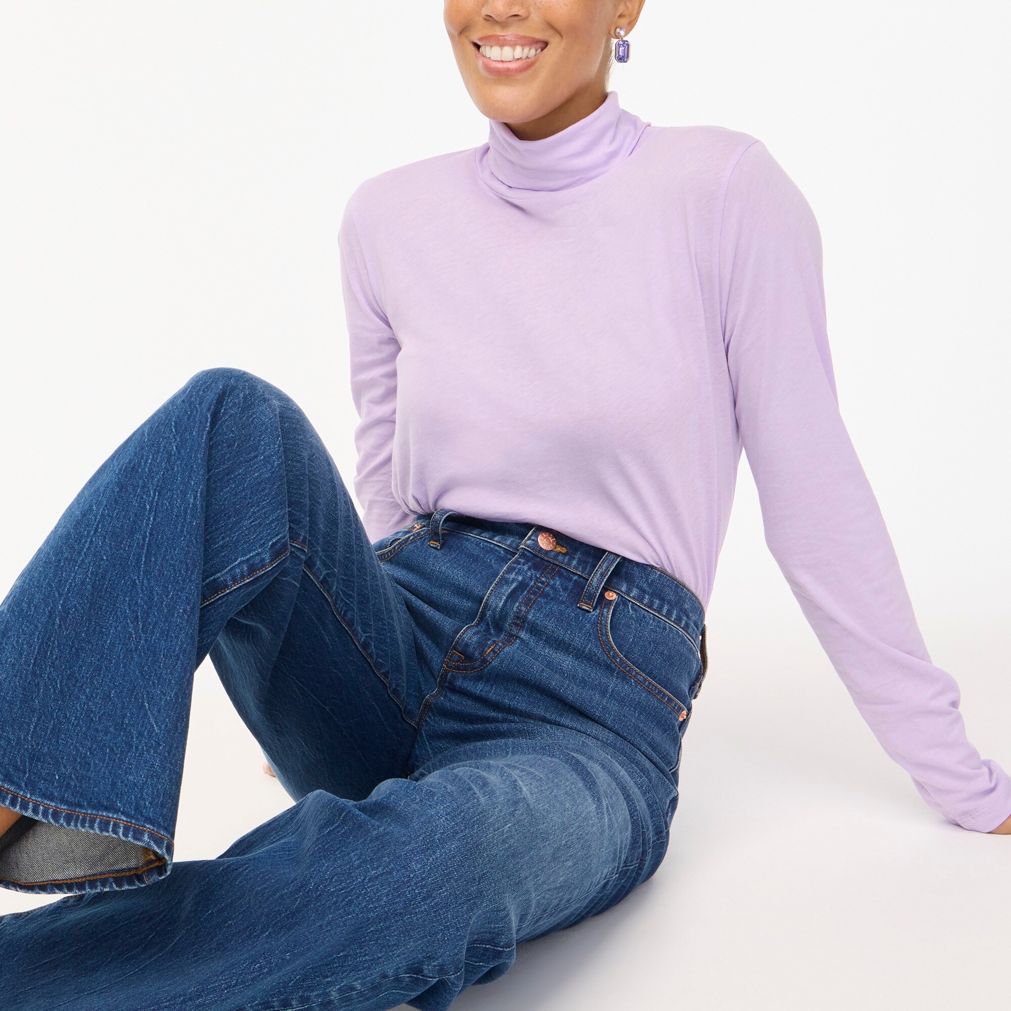 womens Tissue turtleneck