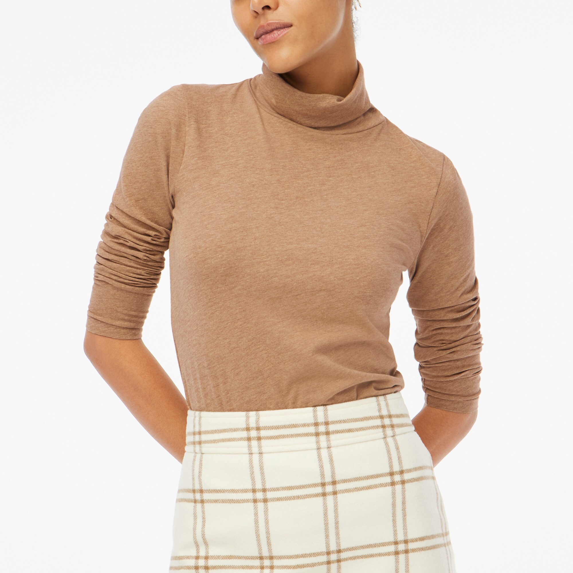 factory: tissue turtleneck for women