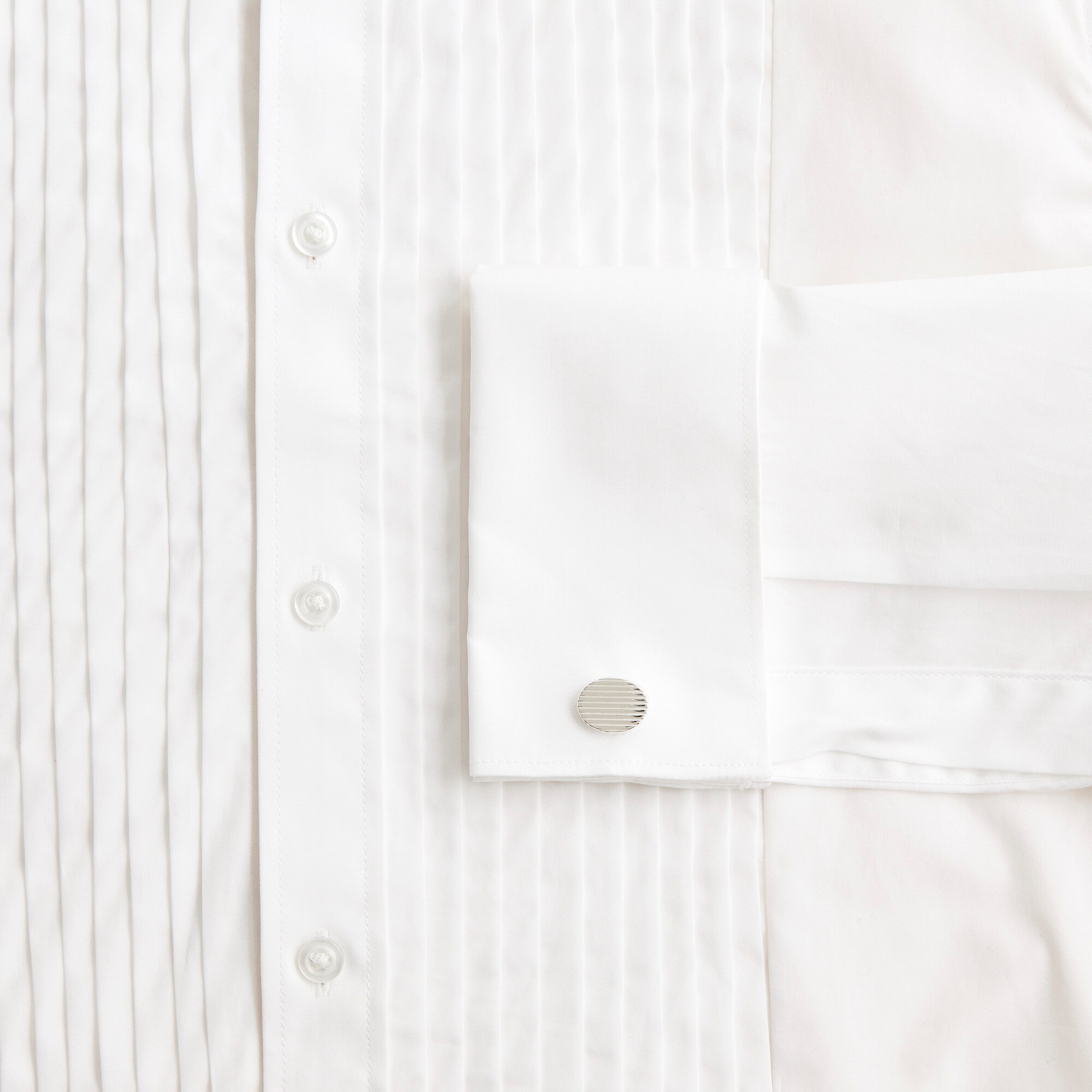 Sterling silver oval cuff links