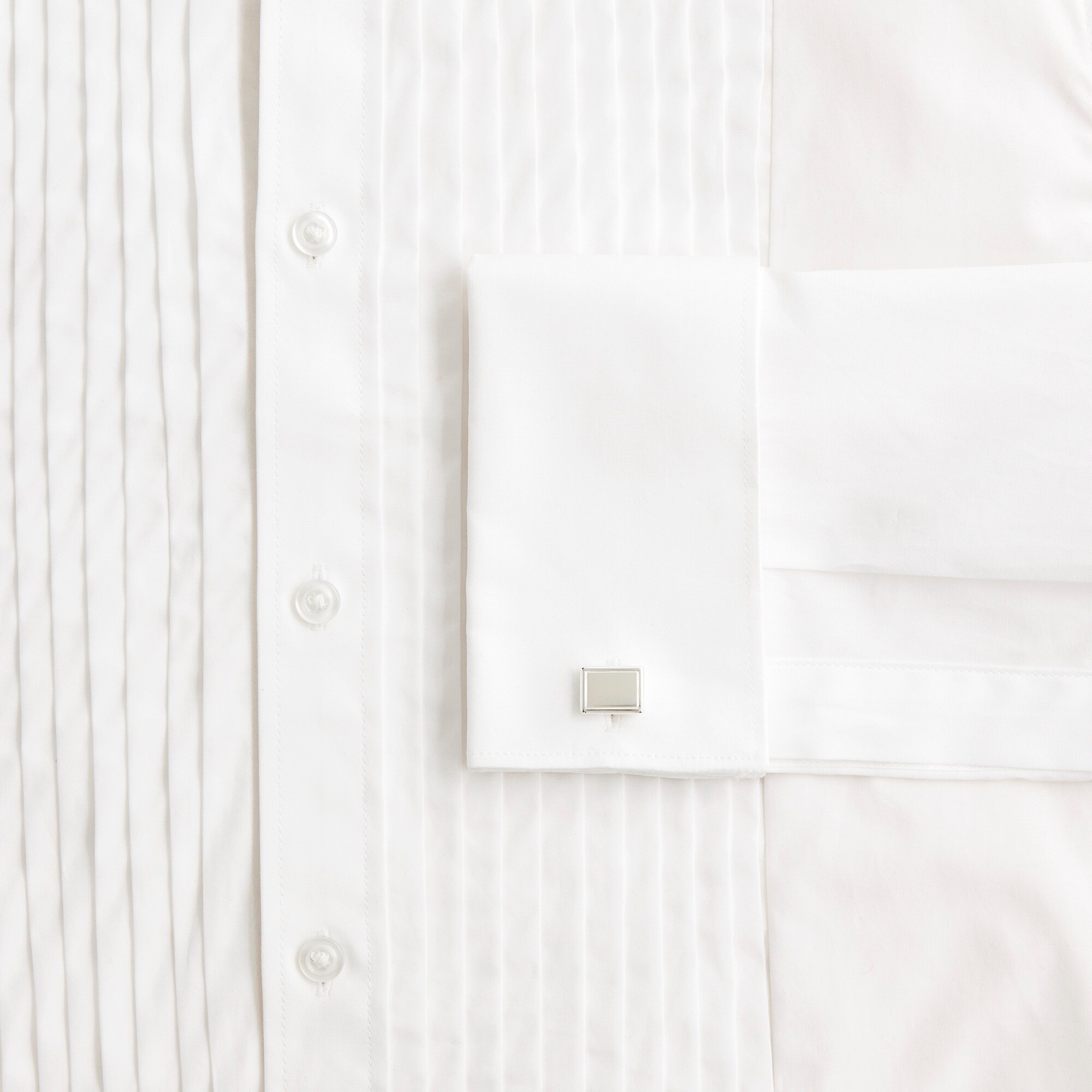 Sterling silver rectangle cuff links