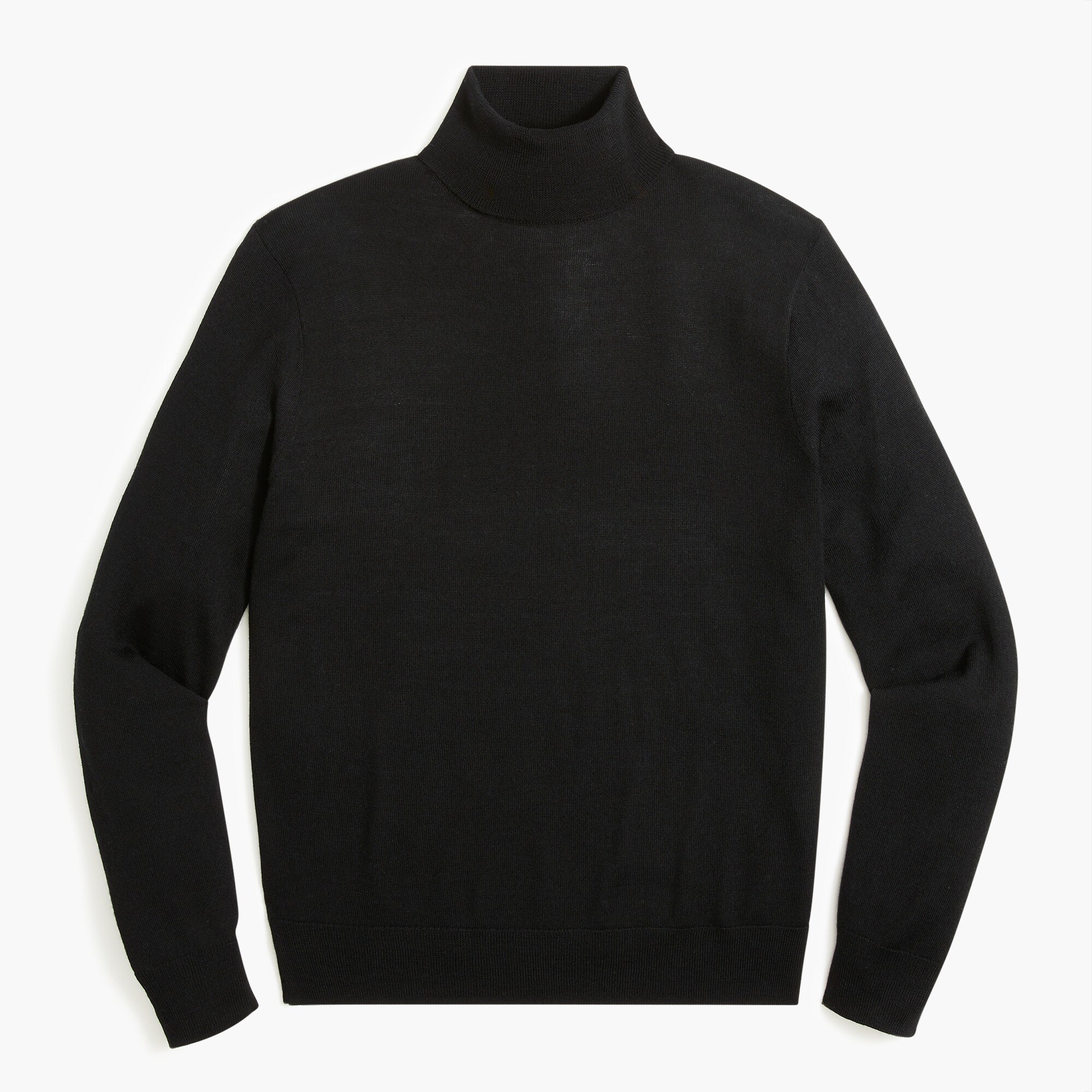 Machine-washable merino wool-blend turtleneck sweater