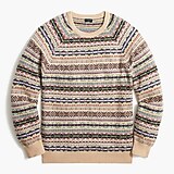 Wool-blend Fair Isle crewneck sweater