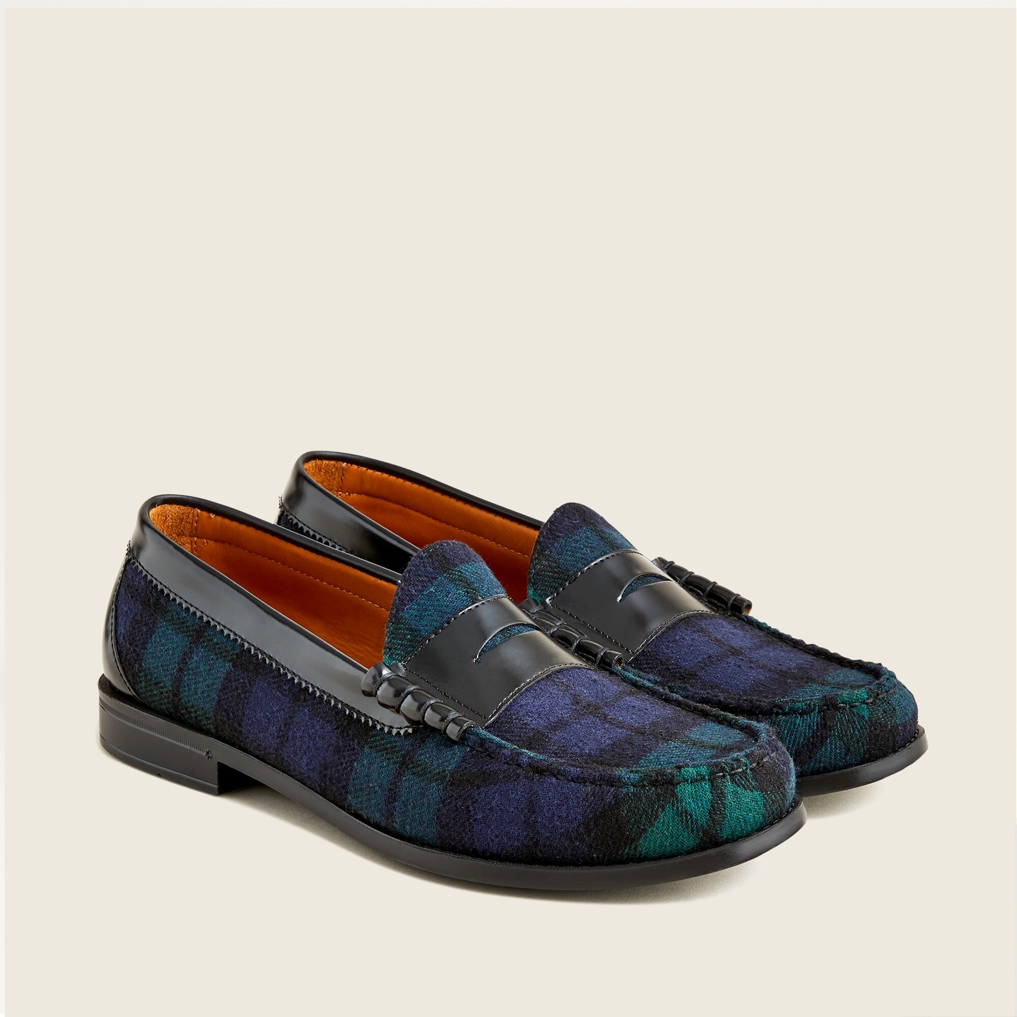 Camden Loafers In Plaid For Men | J.Crew