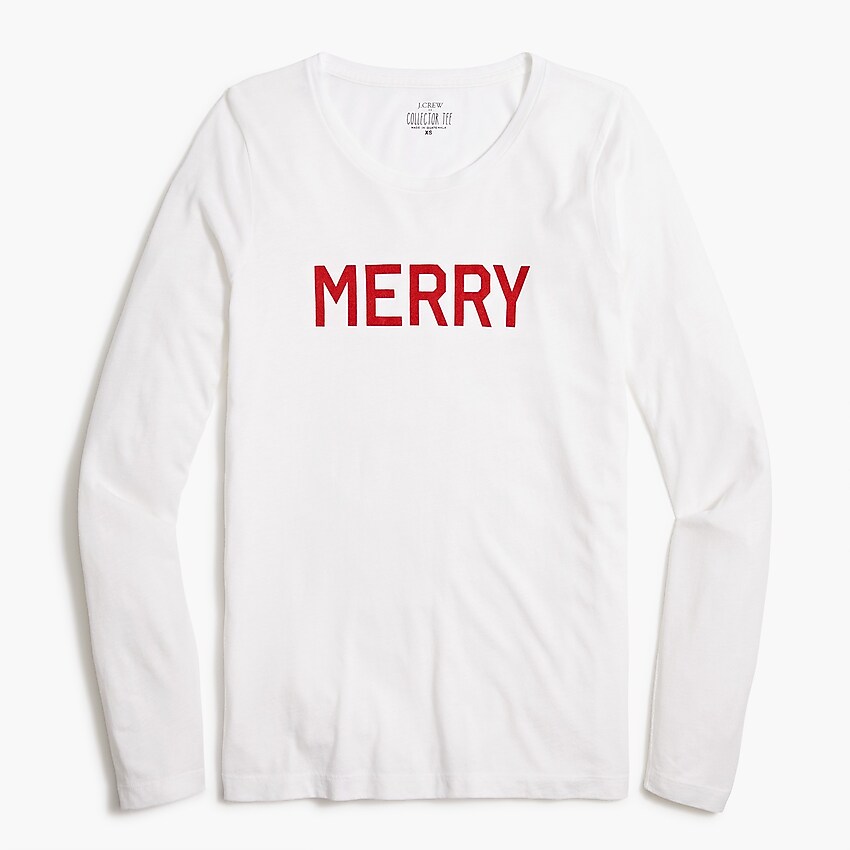 factory: "merry" graphic tee for women, right side, view zoomed