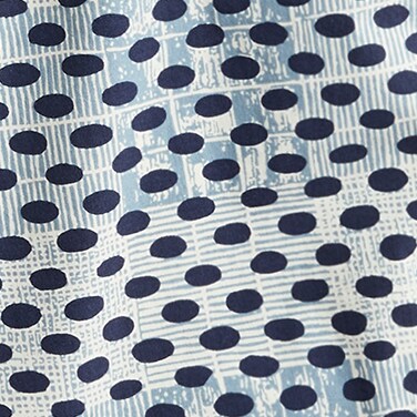 6" stretch swim trunk in print GOLDFISH BLUE YELLOW 