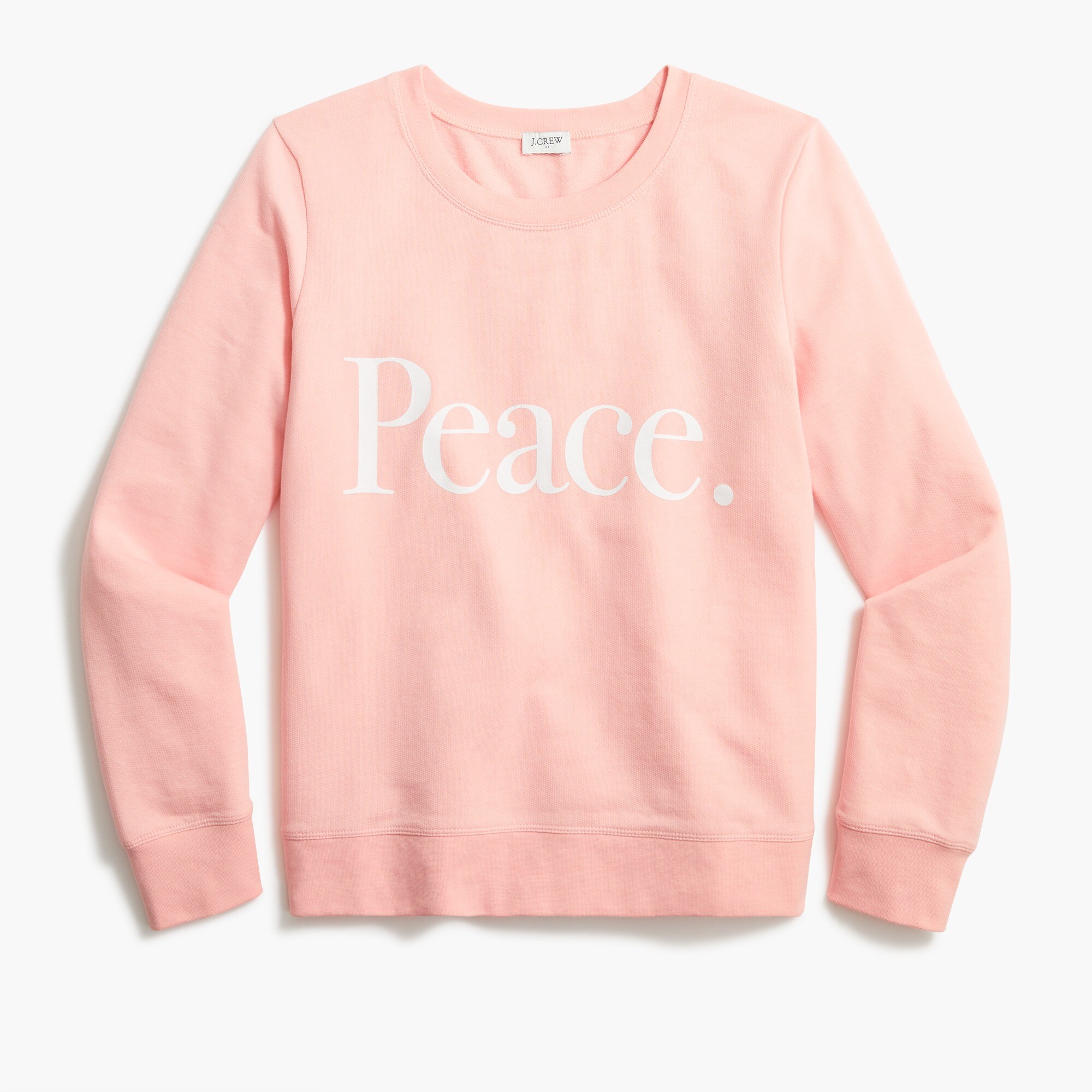 "peace" sweatshirt for women