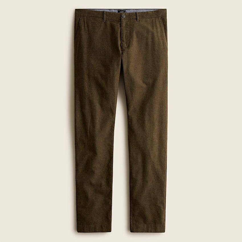 j.crew: 484 slim-fit brushed twill pant for men, right side, view zoomed