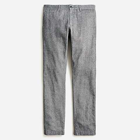  484 Slim-fit brushed twill pant