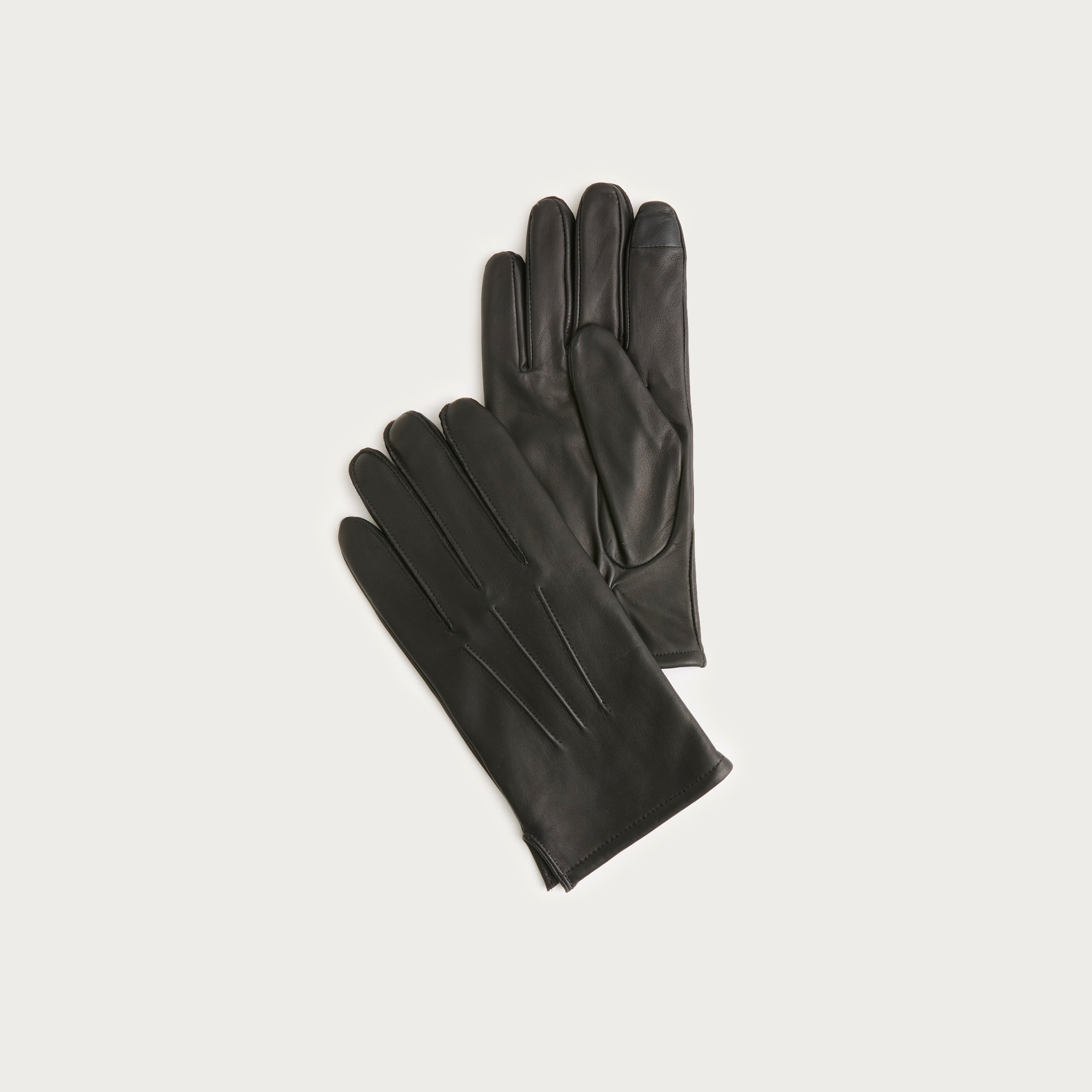 Cashmere-lined leather gloves