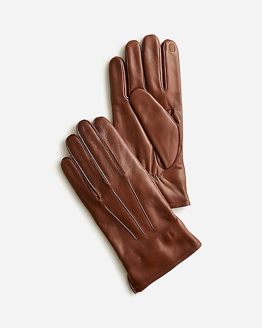 mens Cashmere-lined leather gloves