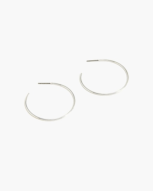  Simple hoop earrings