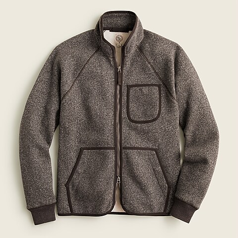 mens Wallace &amp; Barnes full-zip fleece jacket