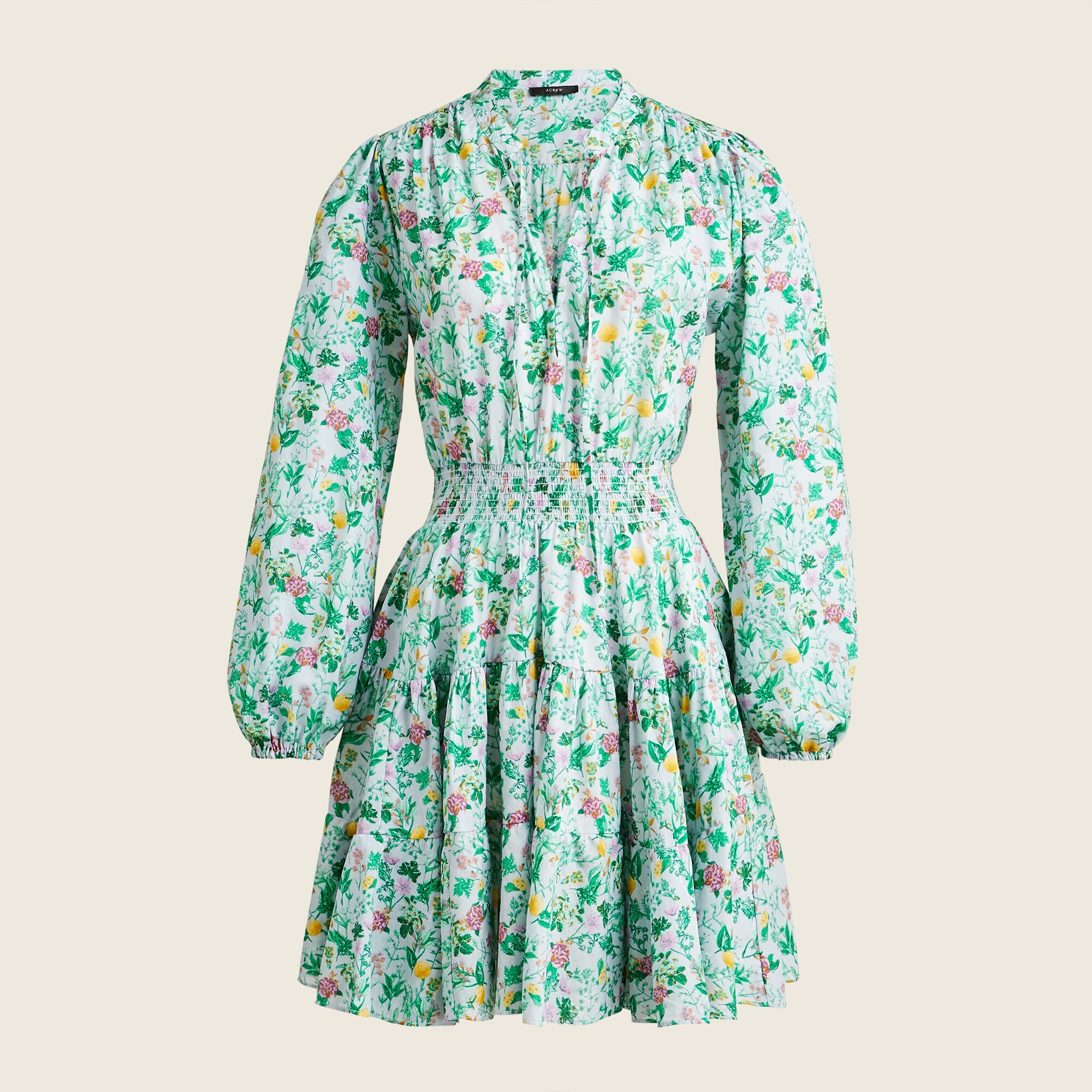Popover Tunic Dress In Winter Garden Floral For Women | J.Crew