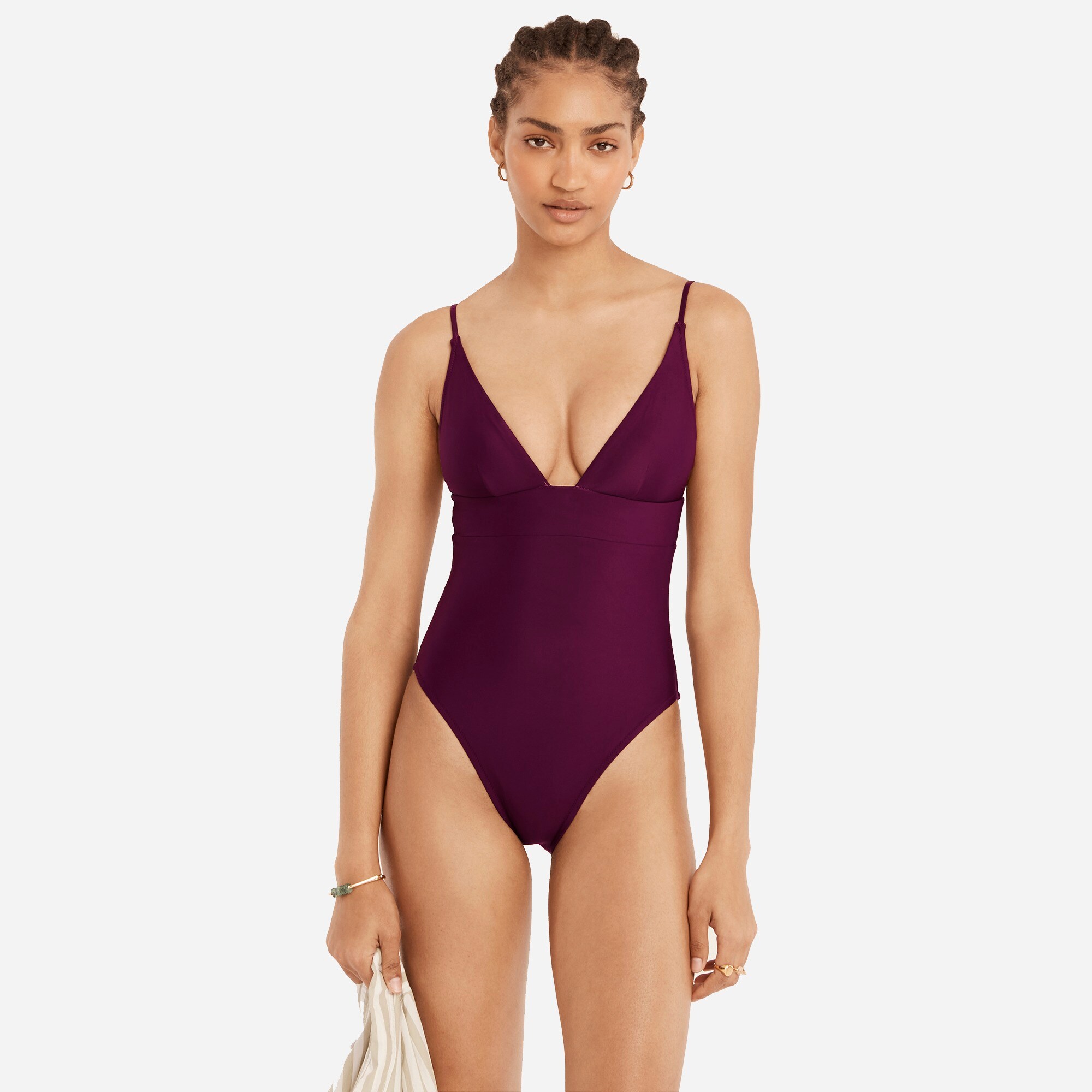 womens Plunge one-piece