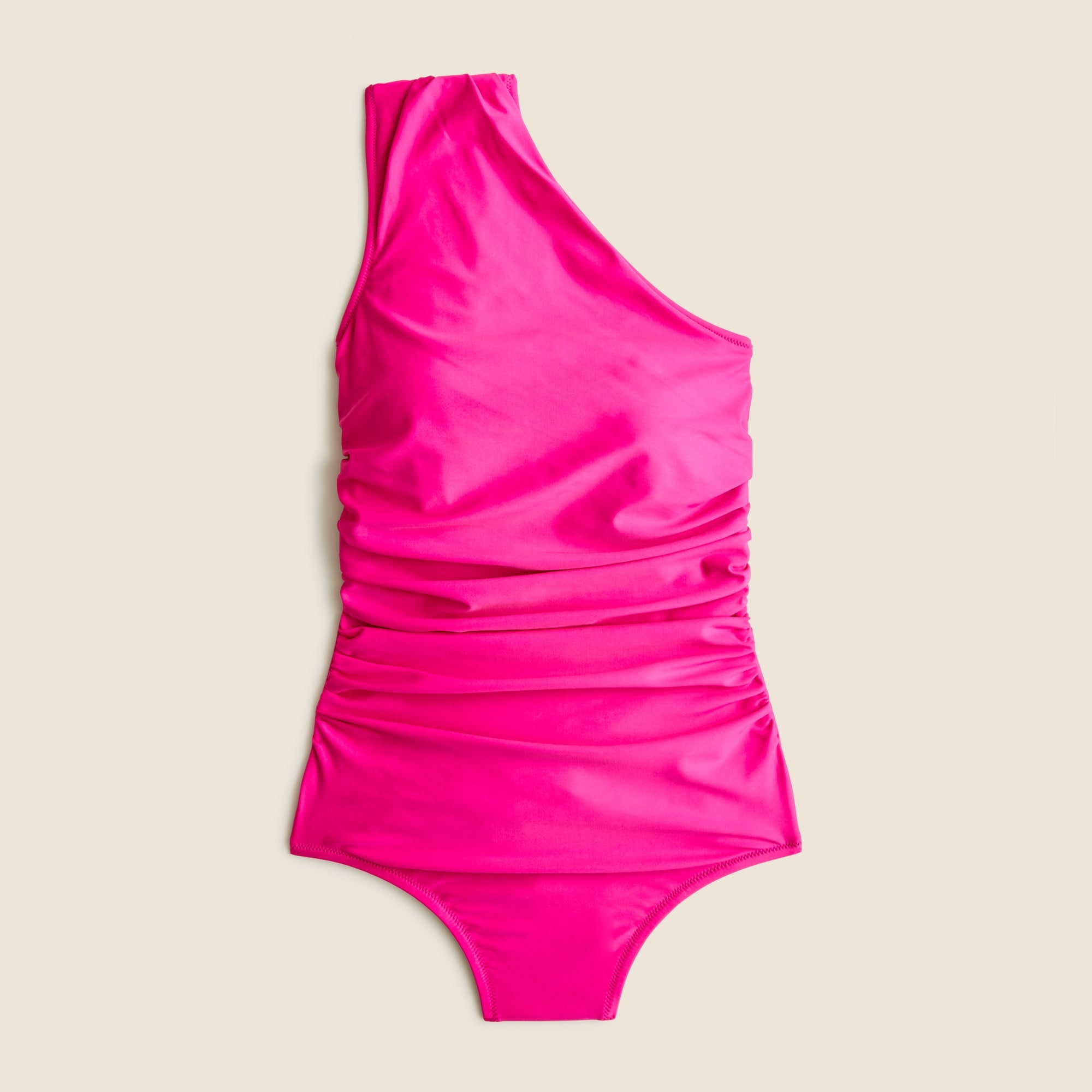 Ruched One-shoulder One-piece For Women | J.Crew