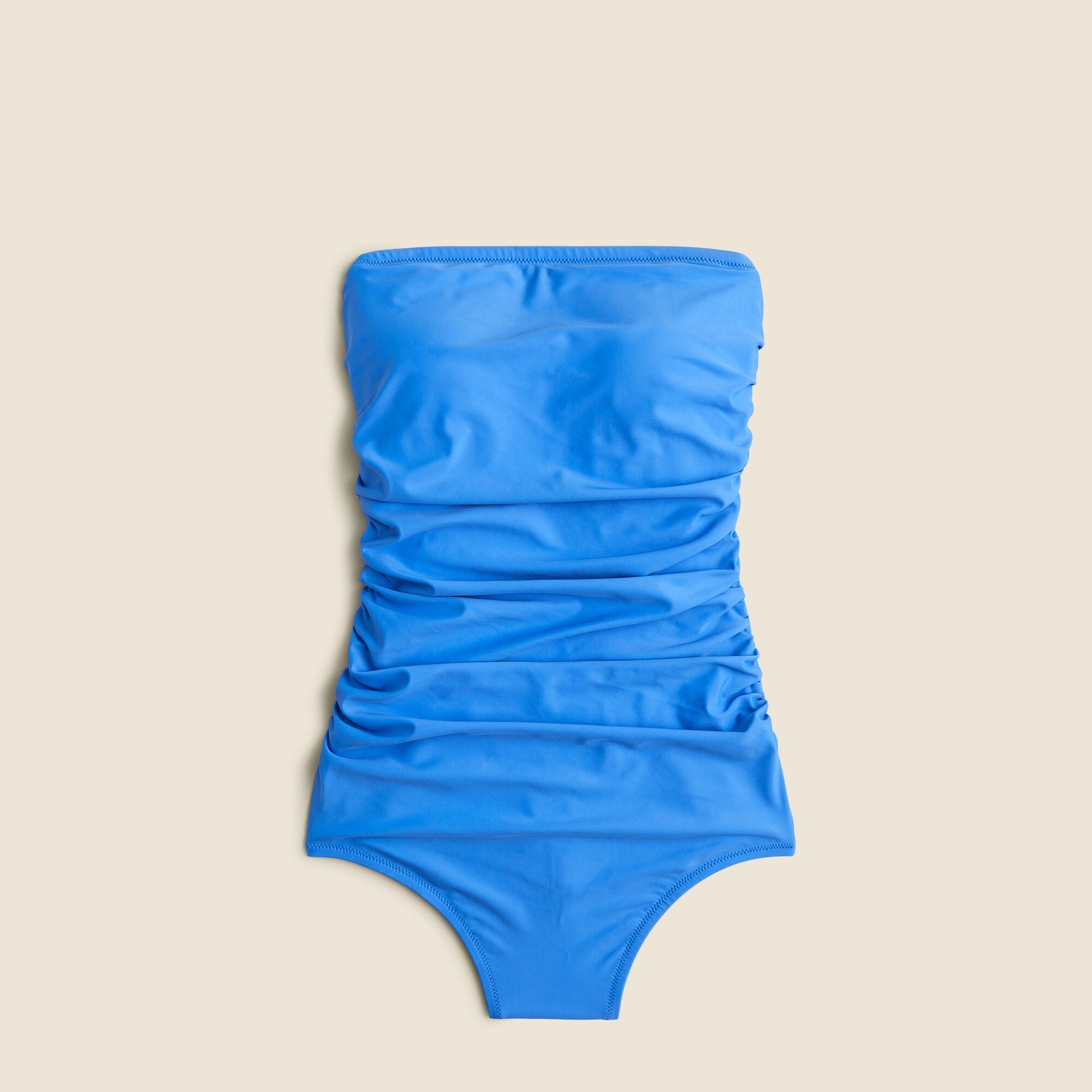 J.Crew Ruched Bandeau One piece Swimsuit For Women