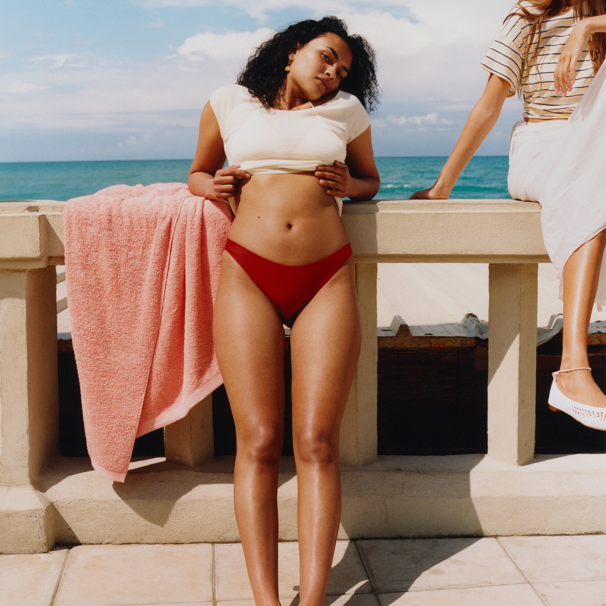 womens Hipster full-coverage bikini bottom