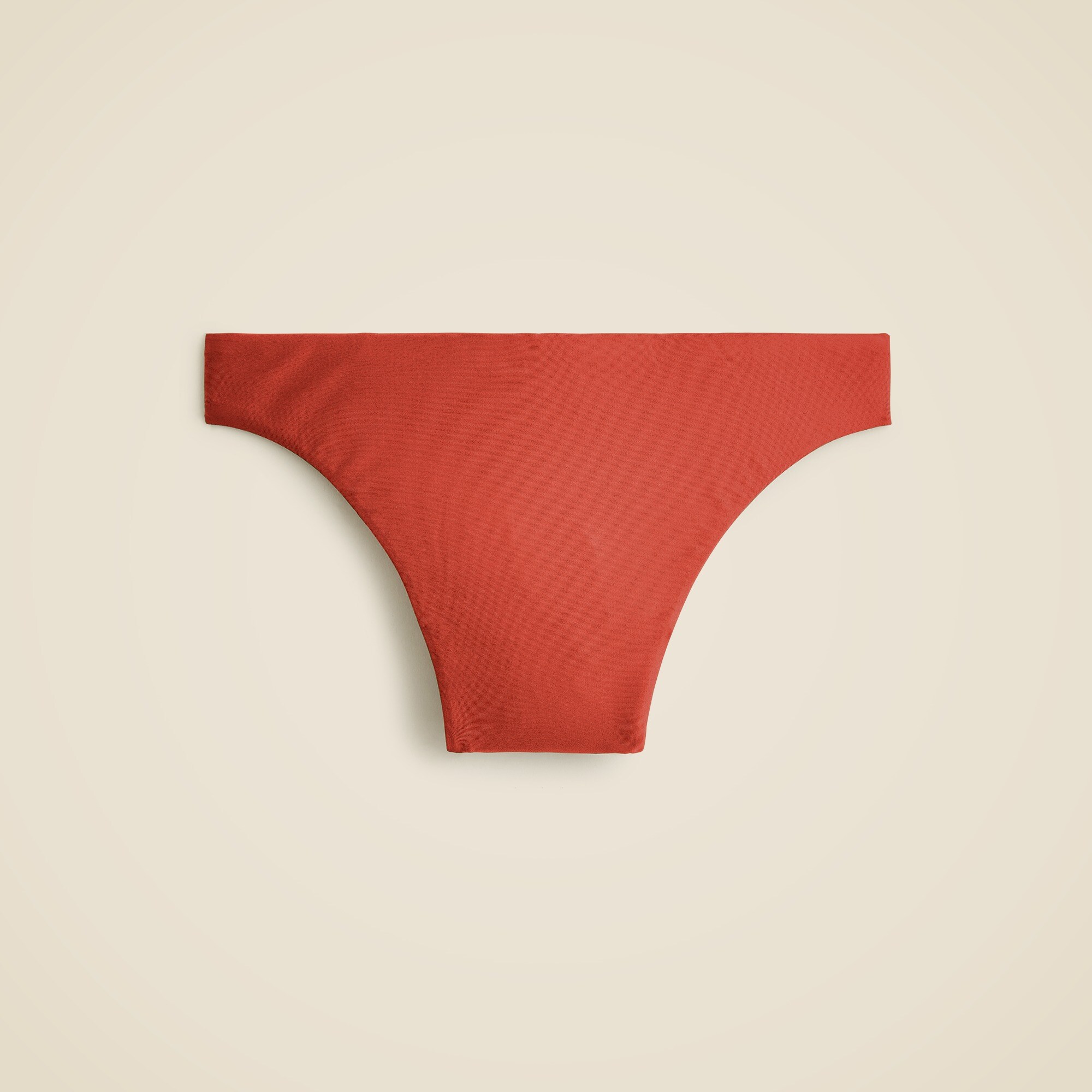High-rise cheeky bikini bottom