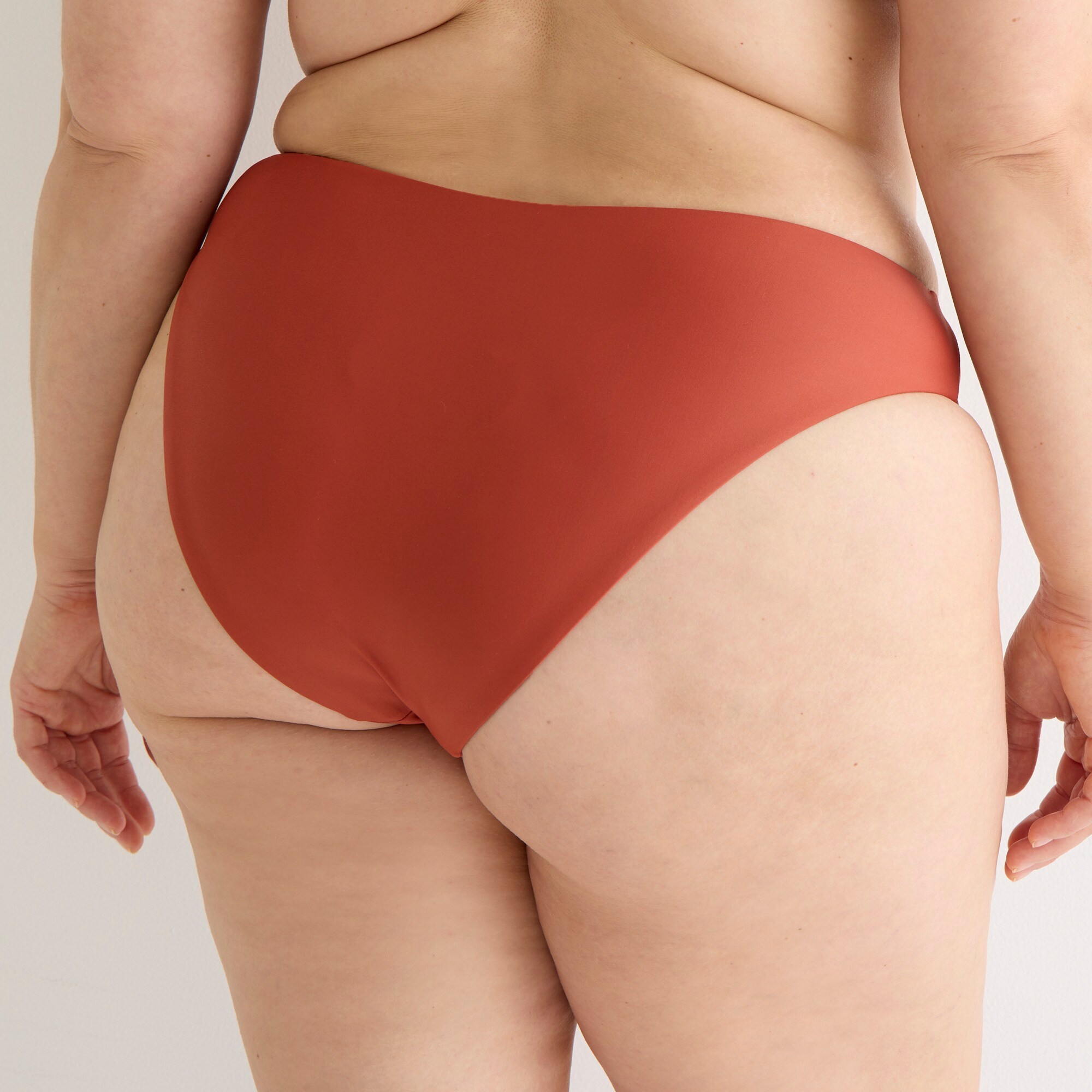 High-rise cheeky bikini bottom