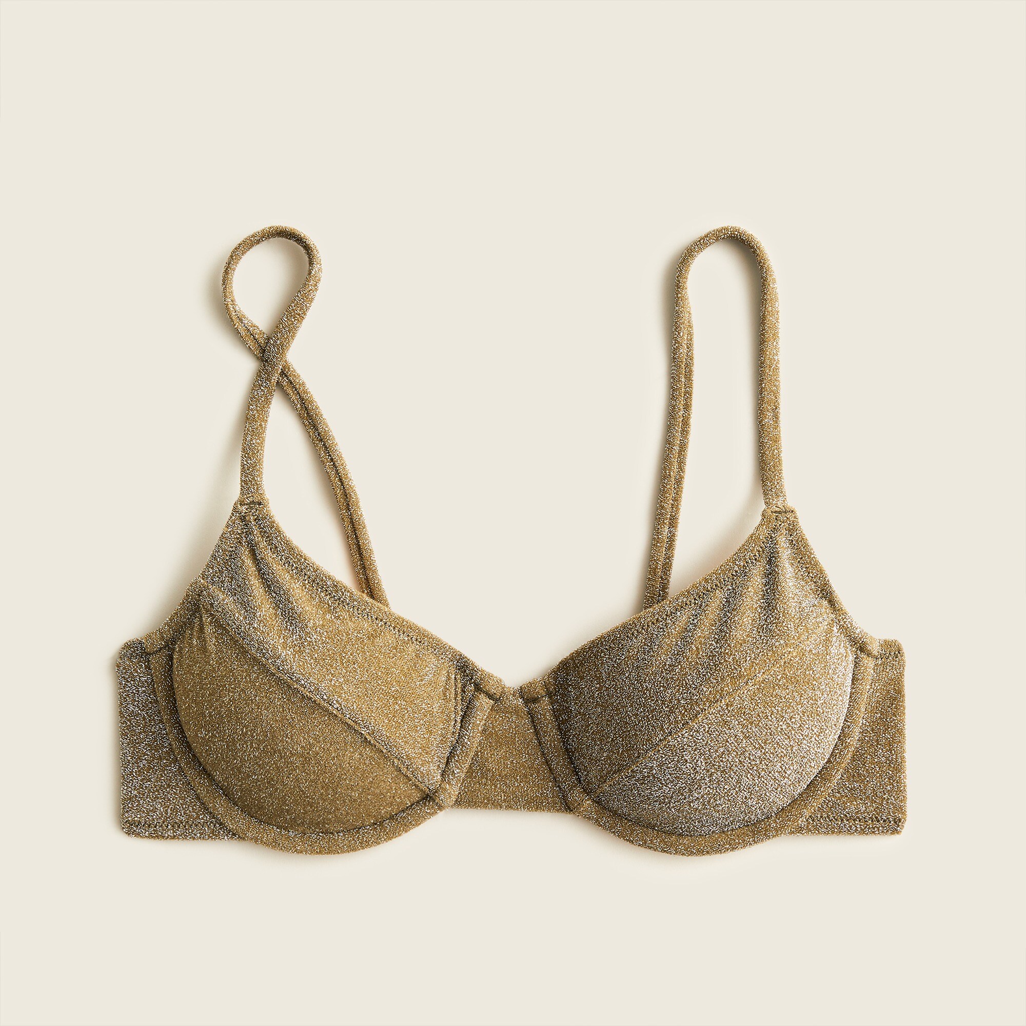 1993 underwire bikini top in sparkle