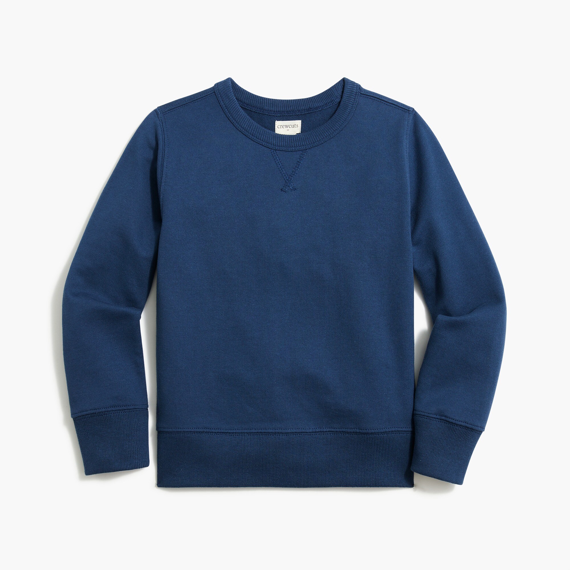 Kids' cotton terry crewneck sweatshirt