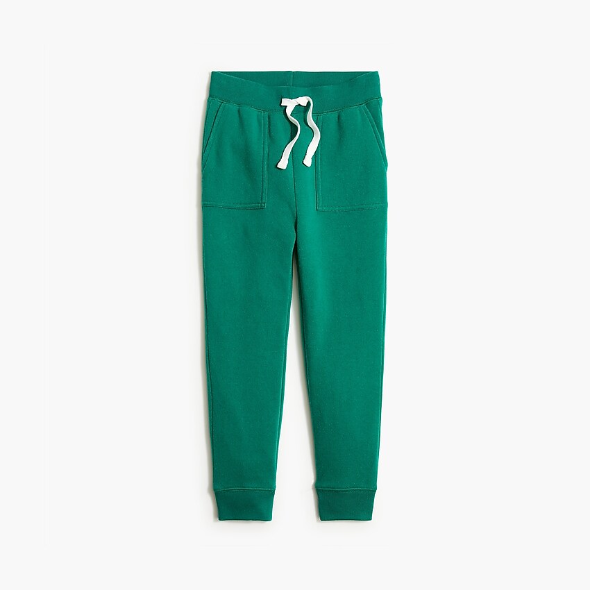 factory: girls' jogger pant in cloudspun fleece for girls, right side, view zoomed