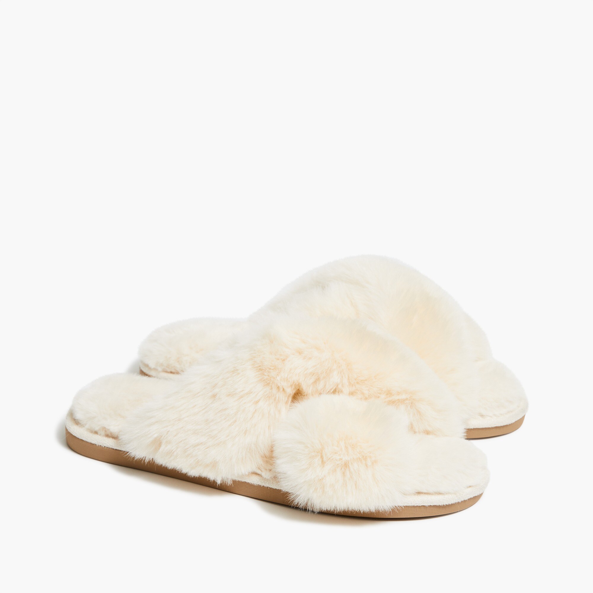 crisscross slide slippers for women