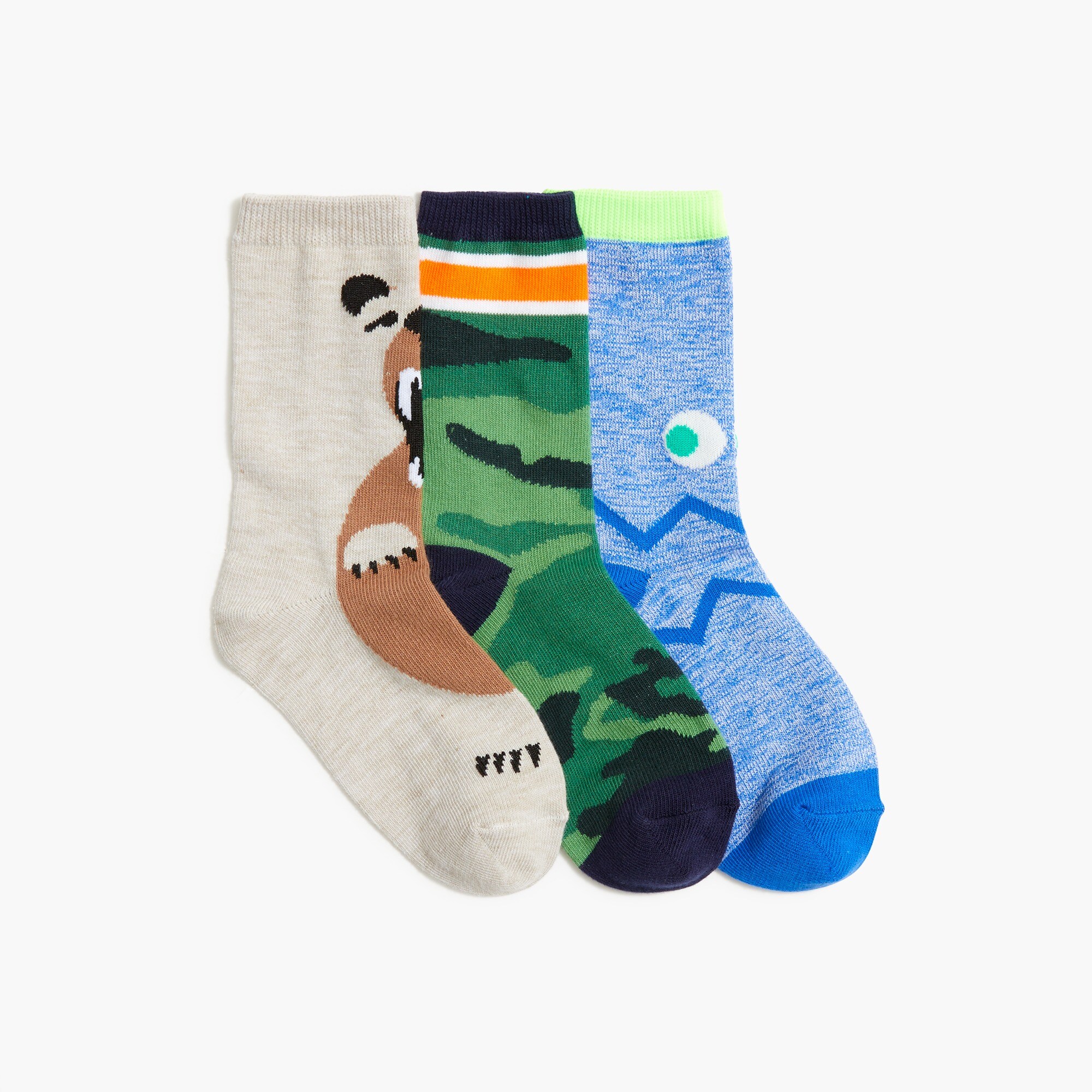 Boys' monster socks pack