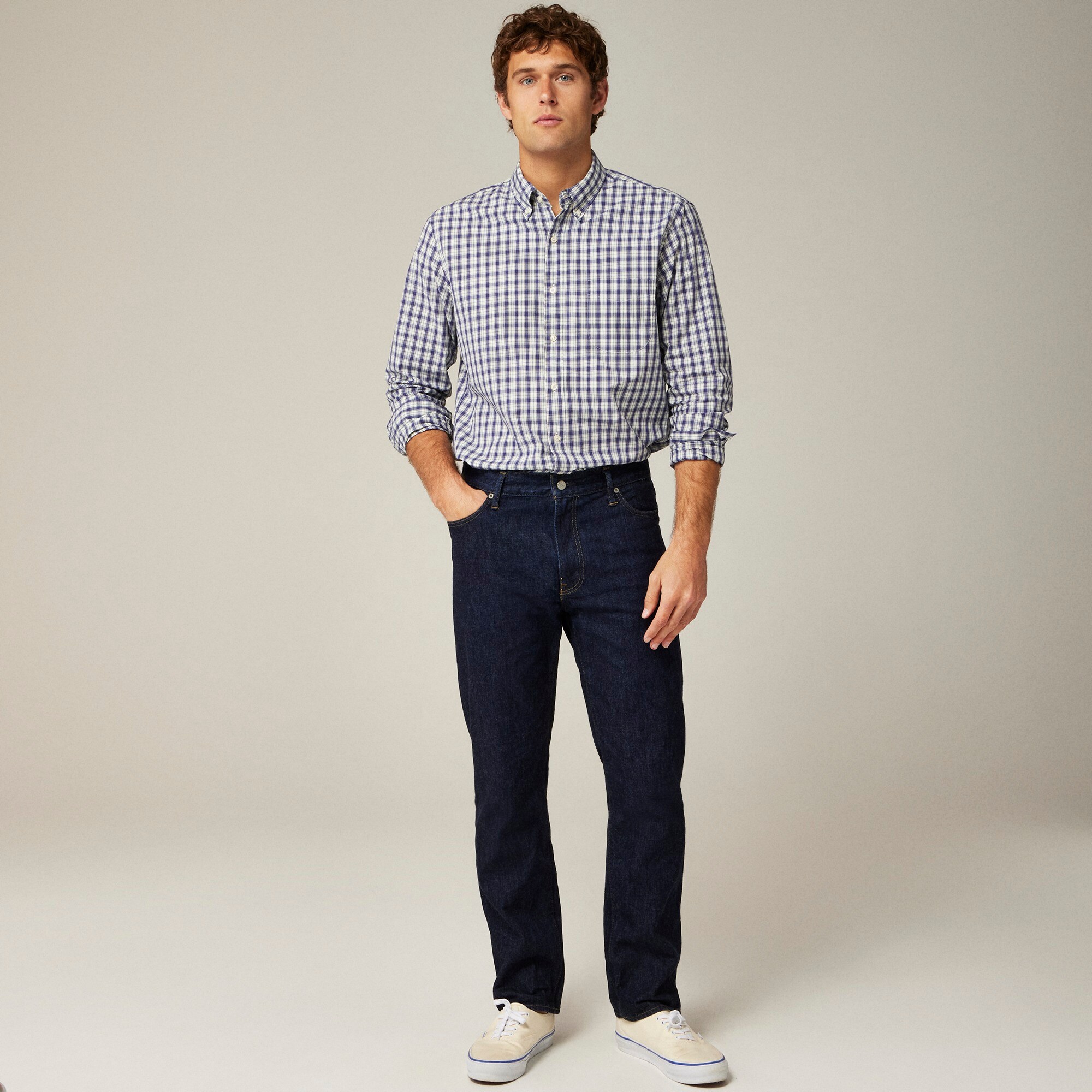 Classic jean in resin wash