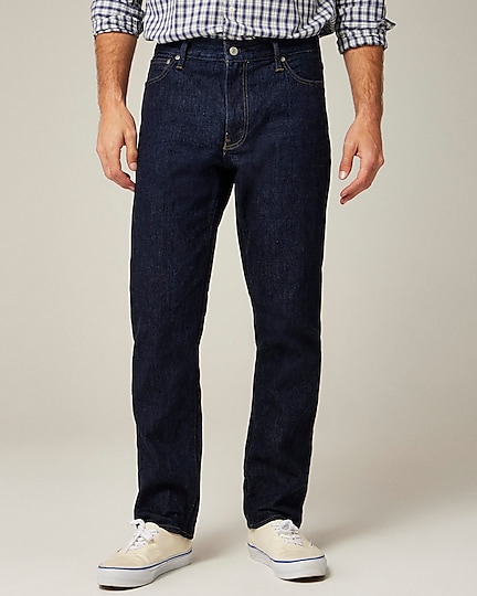 j.crew: classic straight-fit jean in resin wash for men
