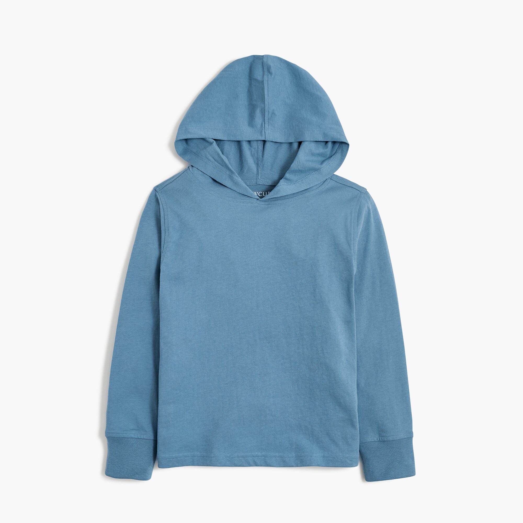Kids' Long-sleeve Cotton Jersey Hooded Tee For Boys | Factory