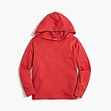 Kids&apos; long-sleeve cotton jersey hooded tee