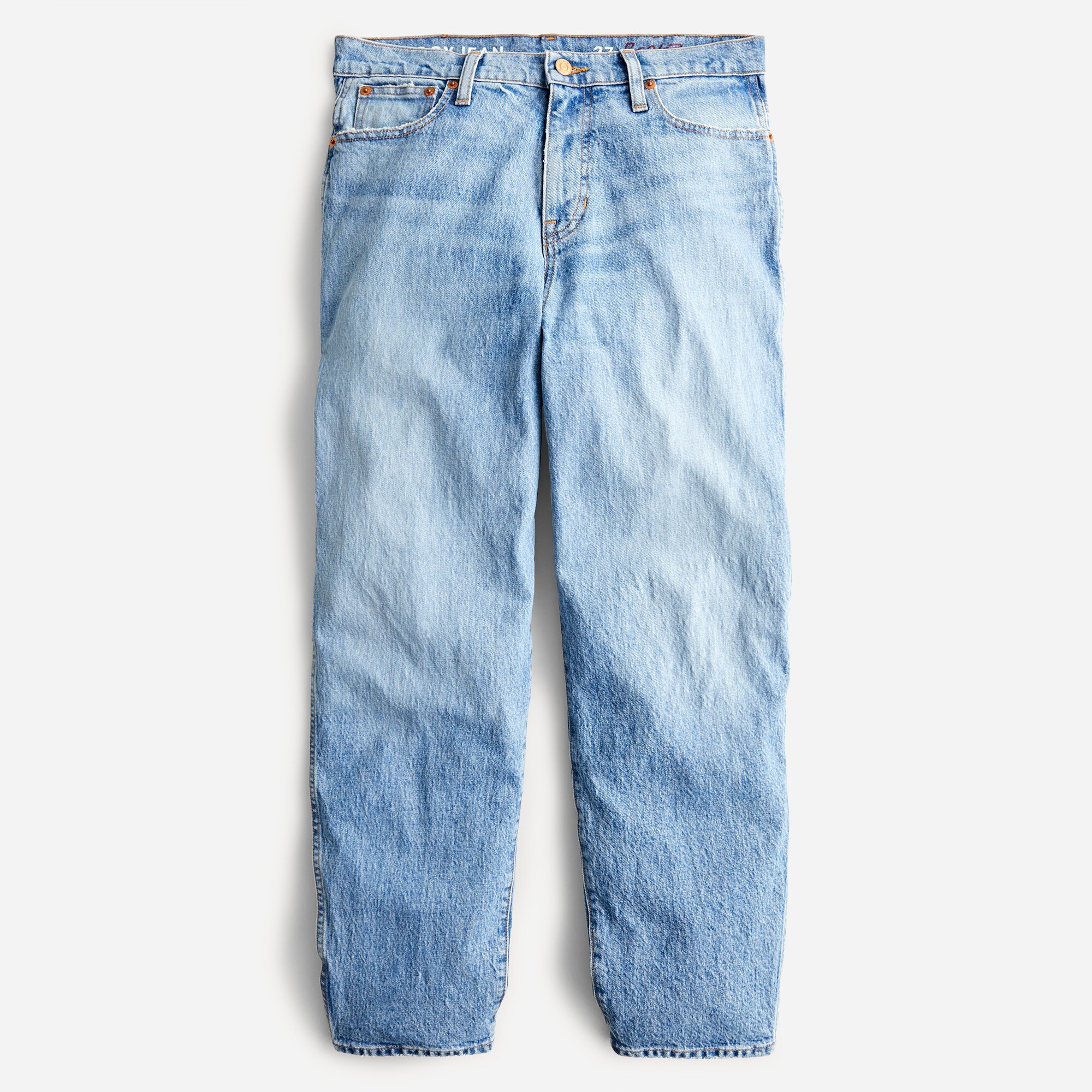 High-rise Peggy tapered jean in Delancey wash