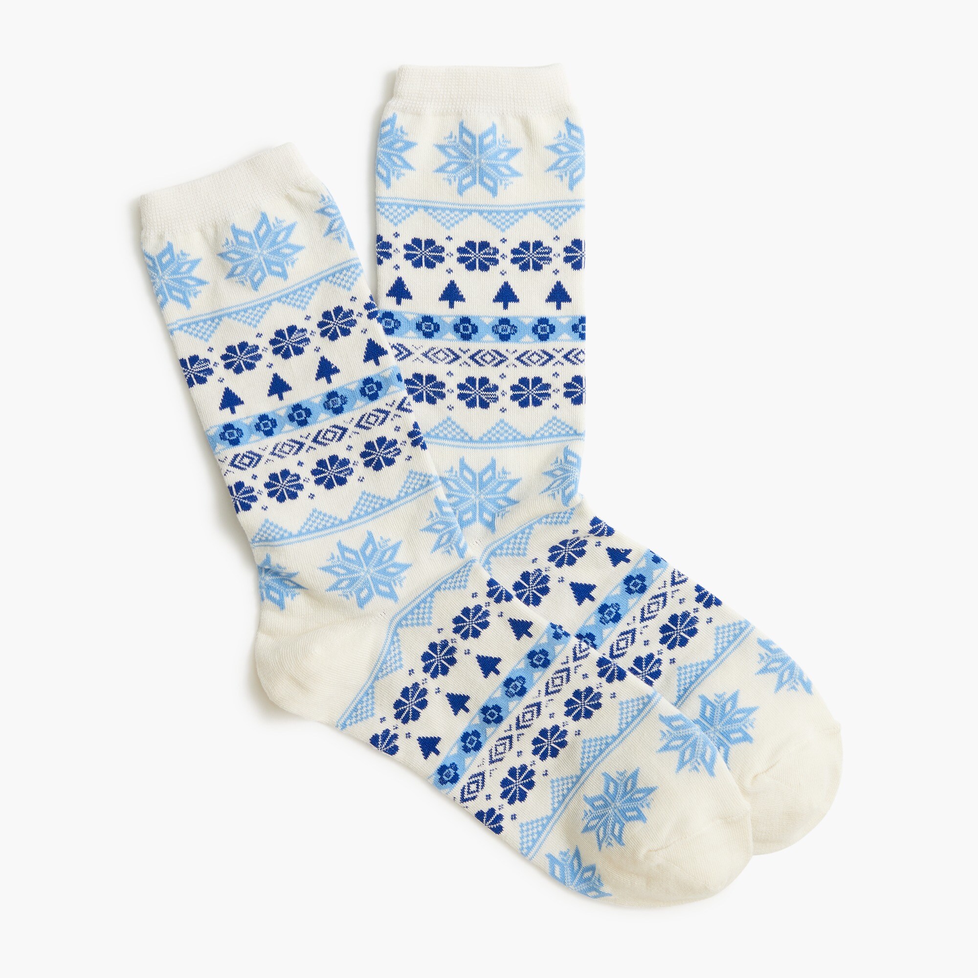 Fair Isle trouser socks